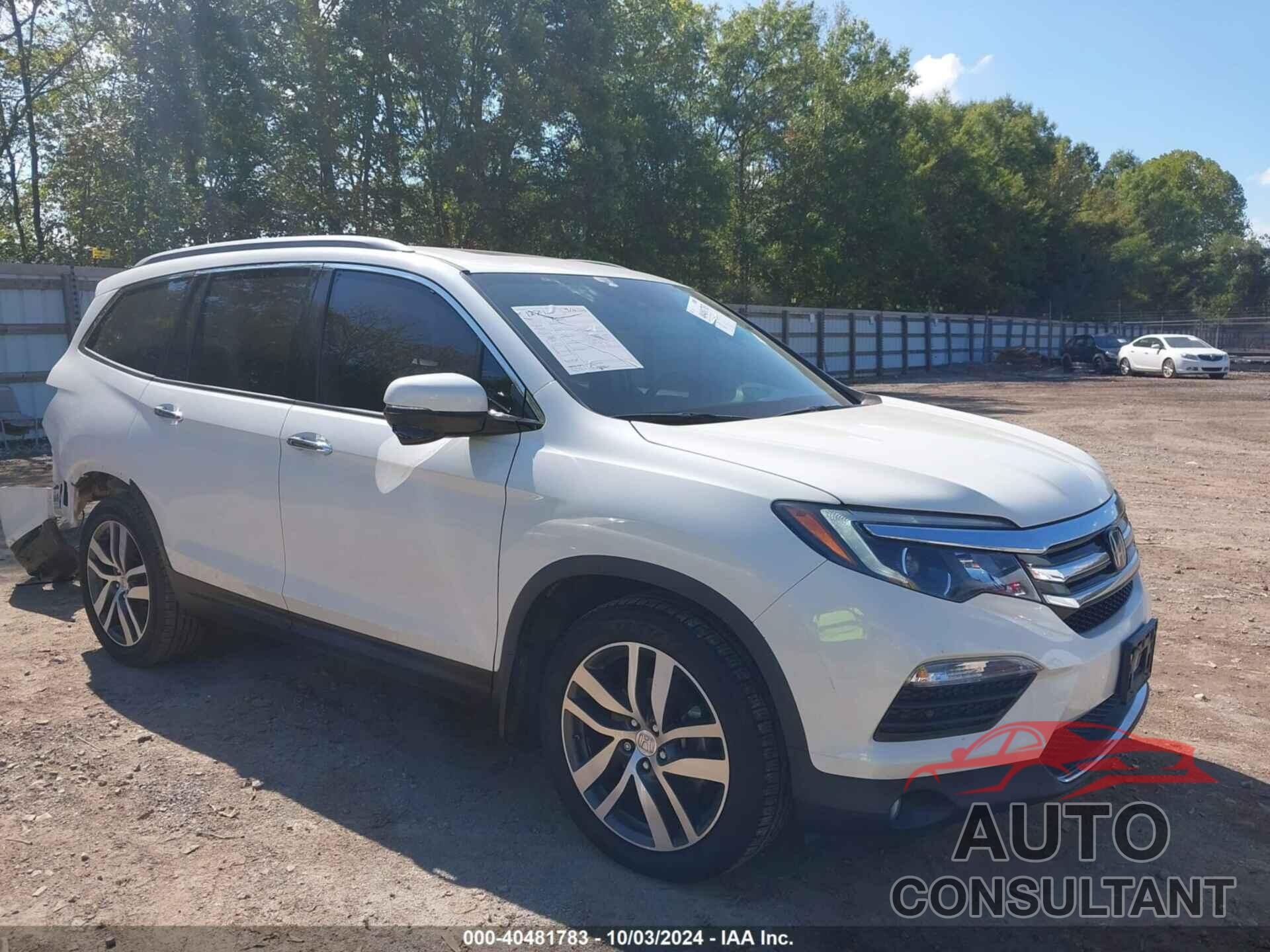 HONDA PILOT 2017 - 5FNYF5H94HB017110