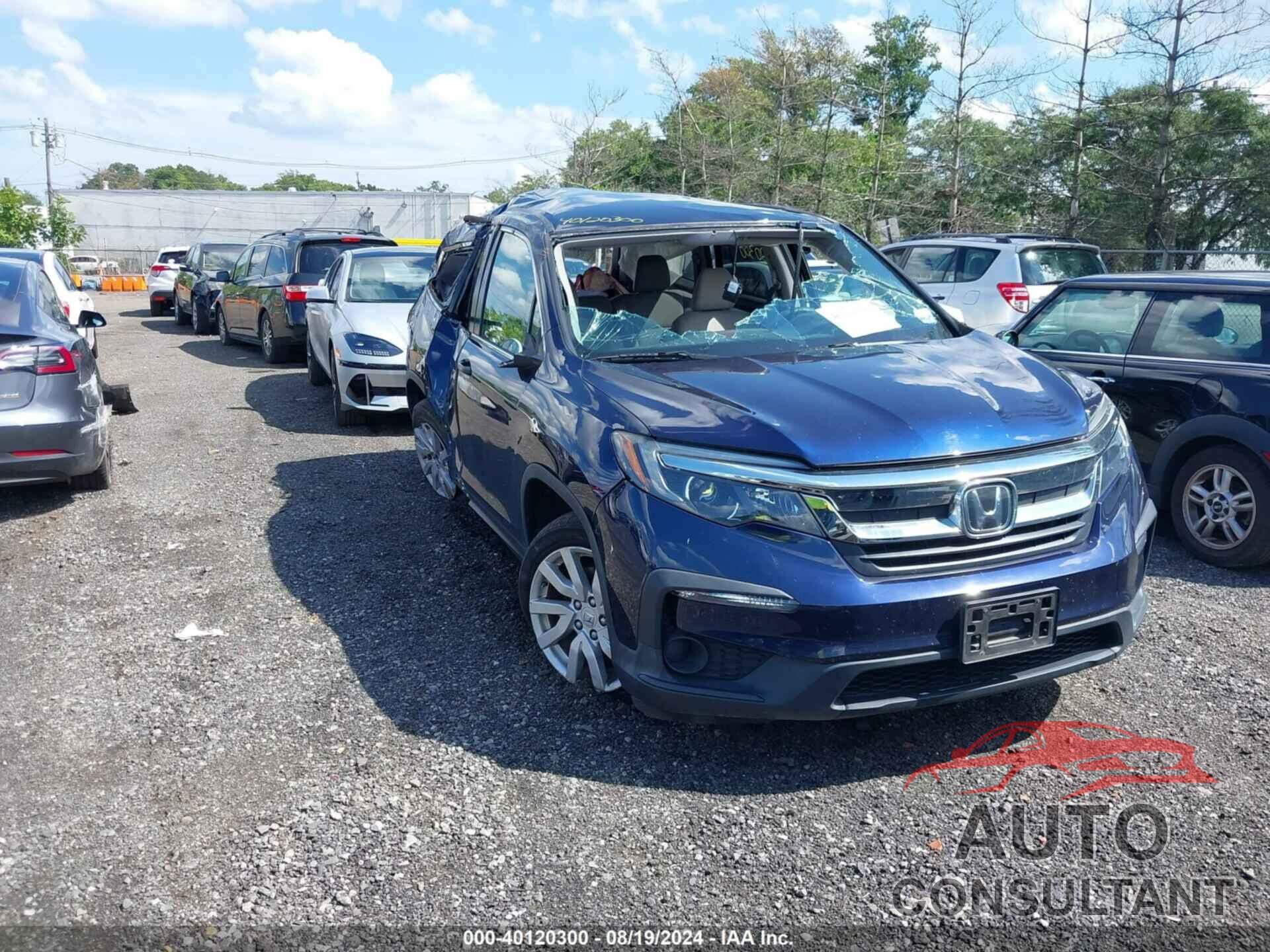HONDA PILOT 2019 - 5FNYF6H19KB077231