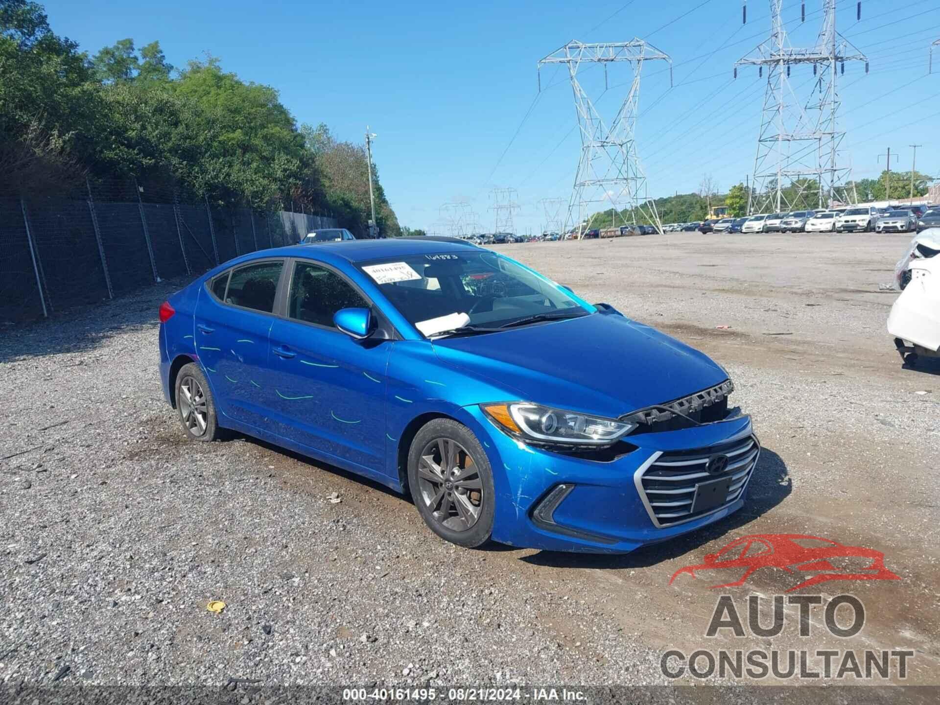 HYUNDAI ELANTRA 2017 - 5NPD84LF2HH164883