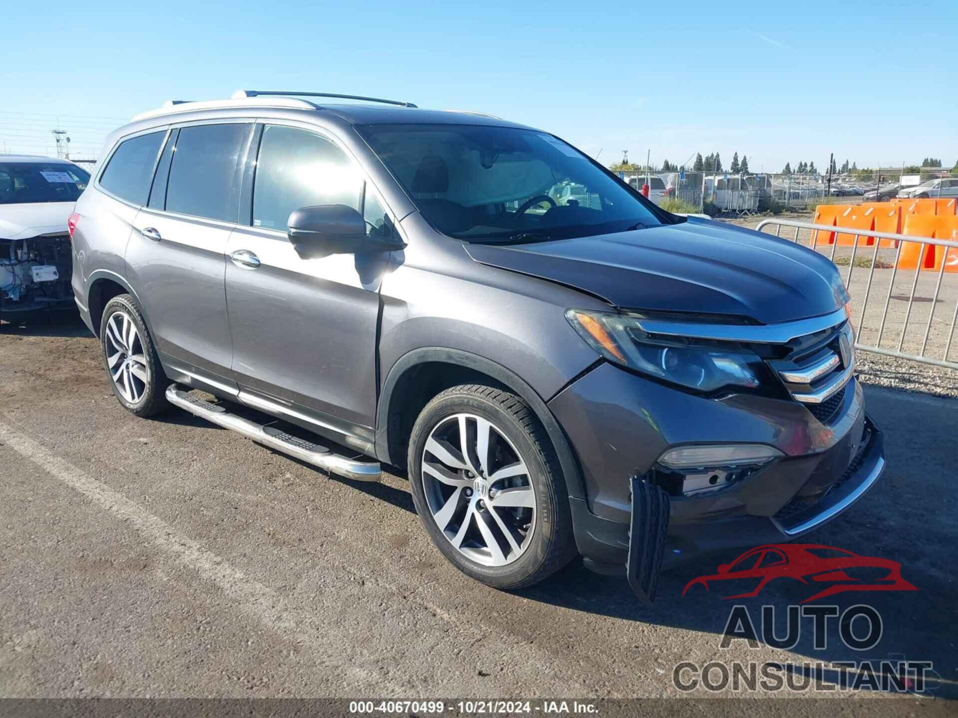 HONDA PILOT 2018 - 5FNYF6H92JB033866