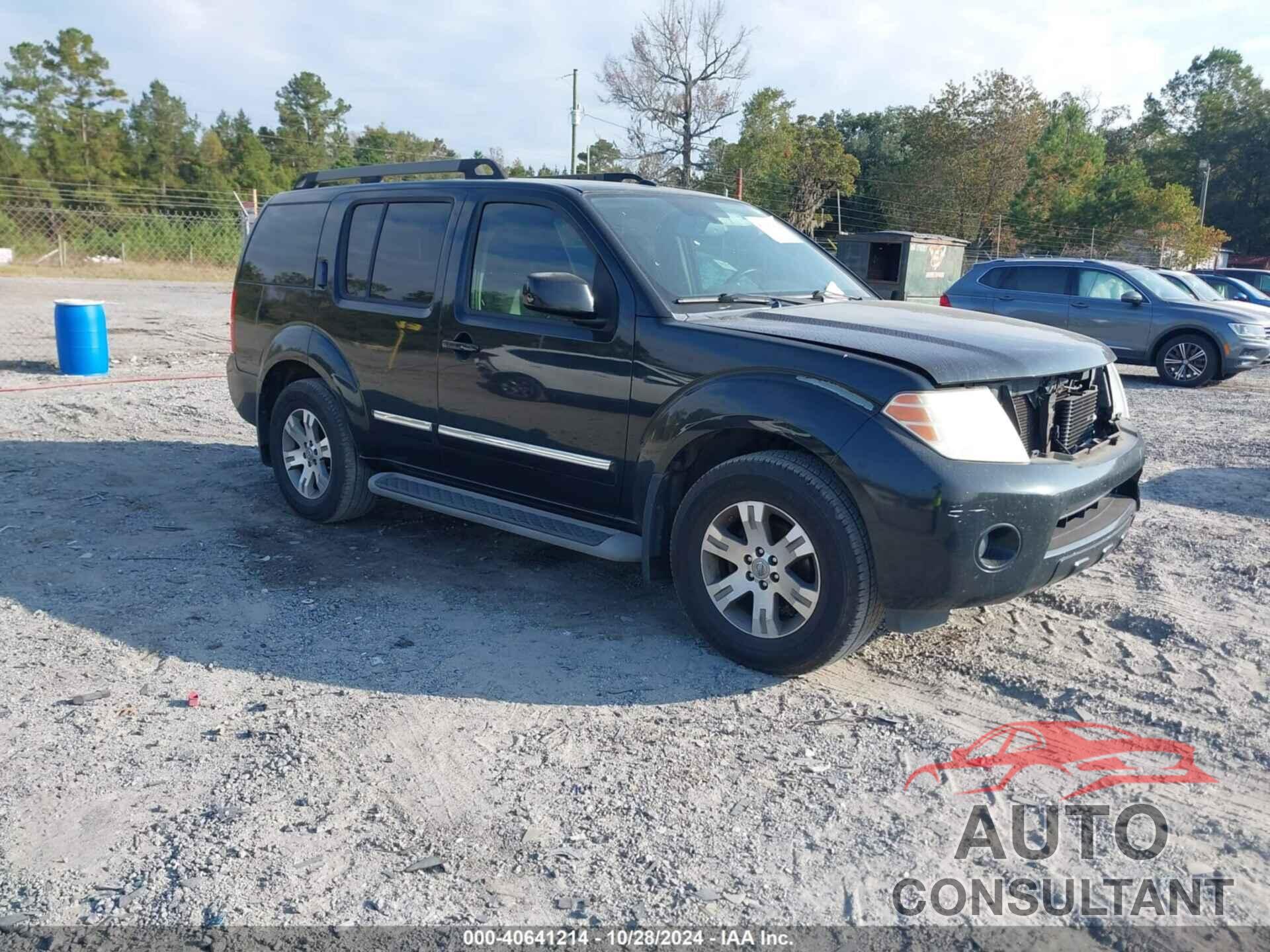 NISSAN PATHFINDER 2011 - 5N1AR1NN9BC622517