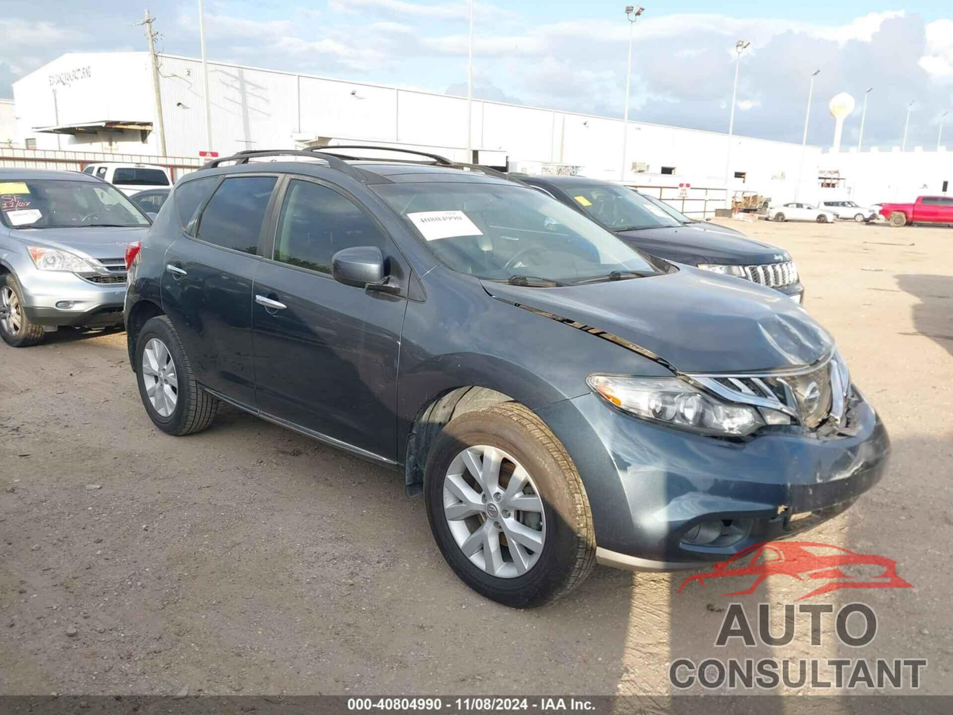 NISSAN MURANO 2012 - JN8AZ1MU7CW107145