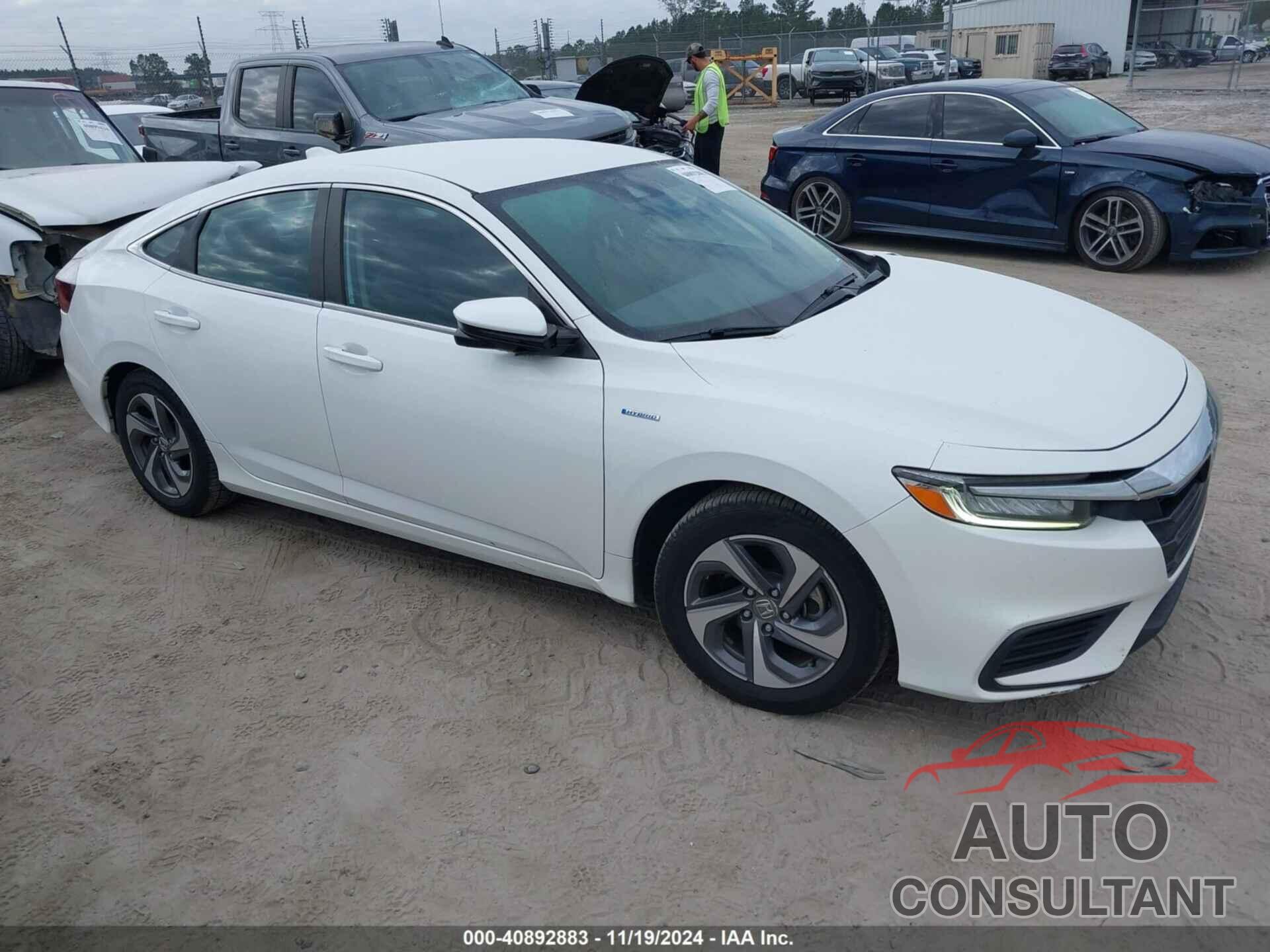 HONDA INSIGHT 2019 - 19XZE4F54KE009698
