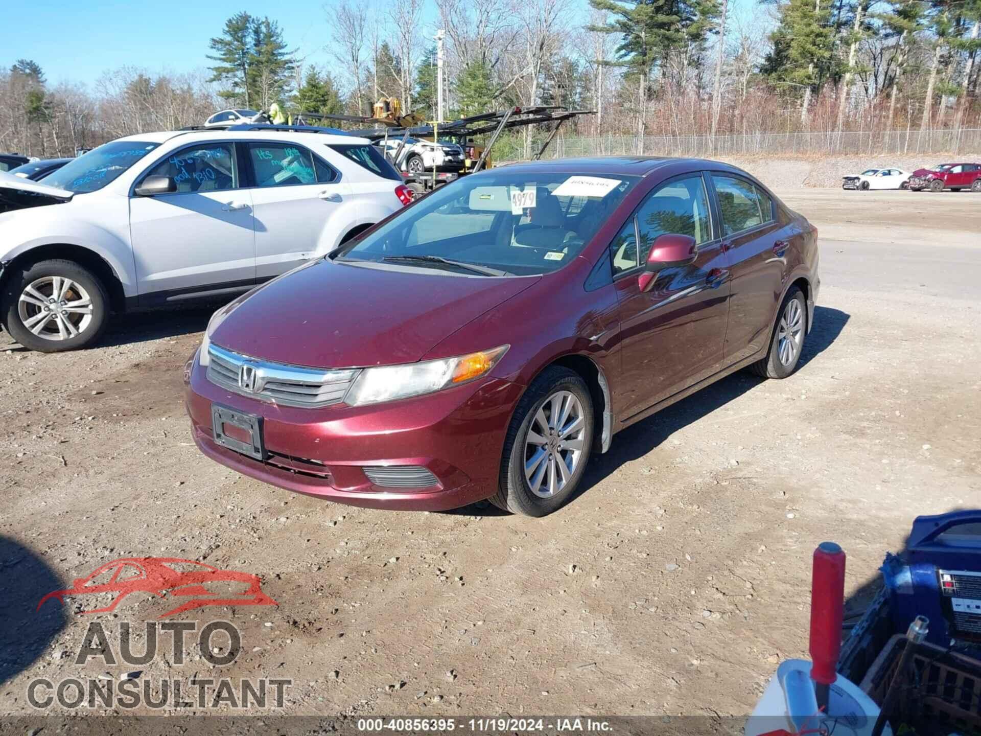 HONDA CIVIC 2012 - 2HGFB2F85CH539373