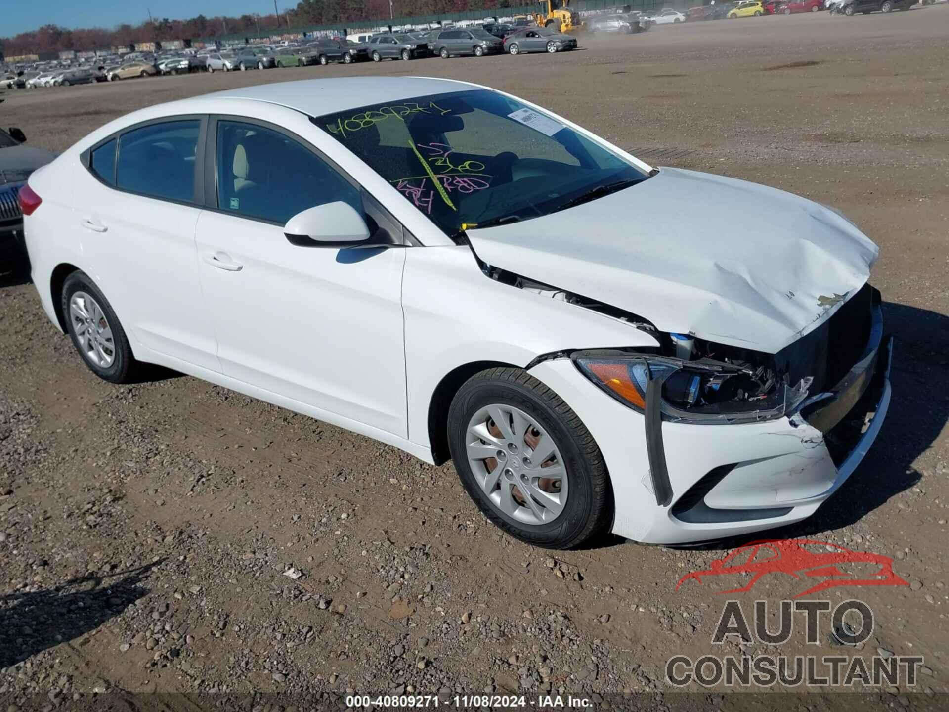 HYUNDAI ELANTRA 2018 - 5NPD74LF5JH256904