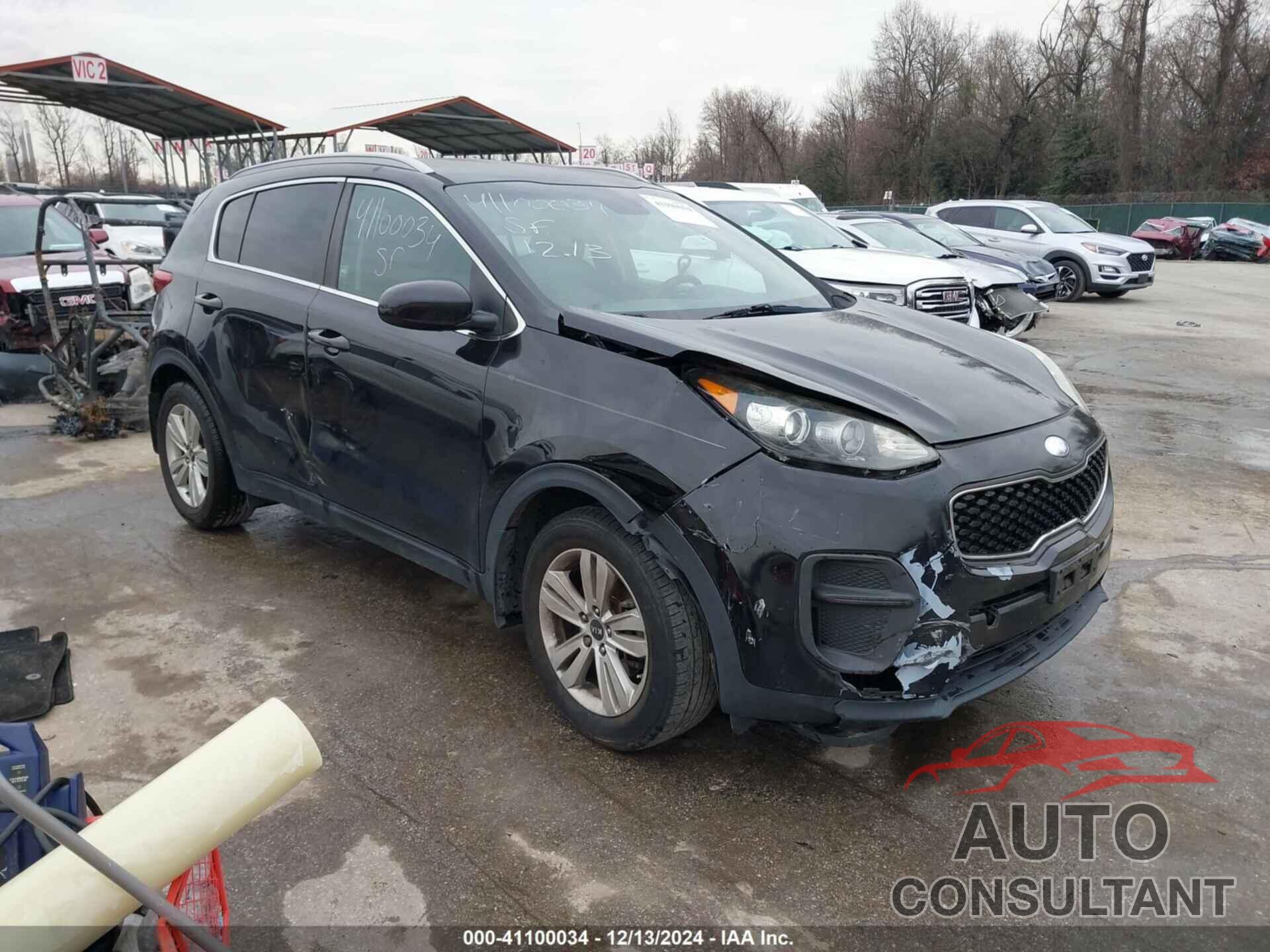 KIA SPORTAGE 2017 - KNDPM3AC3H7225366