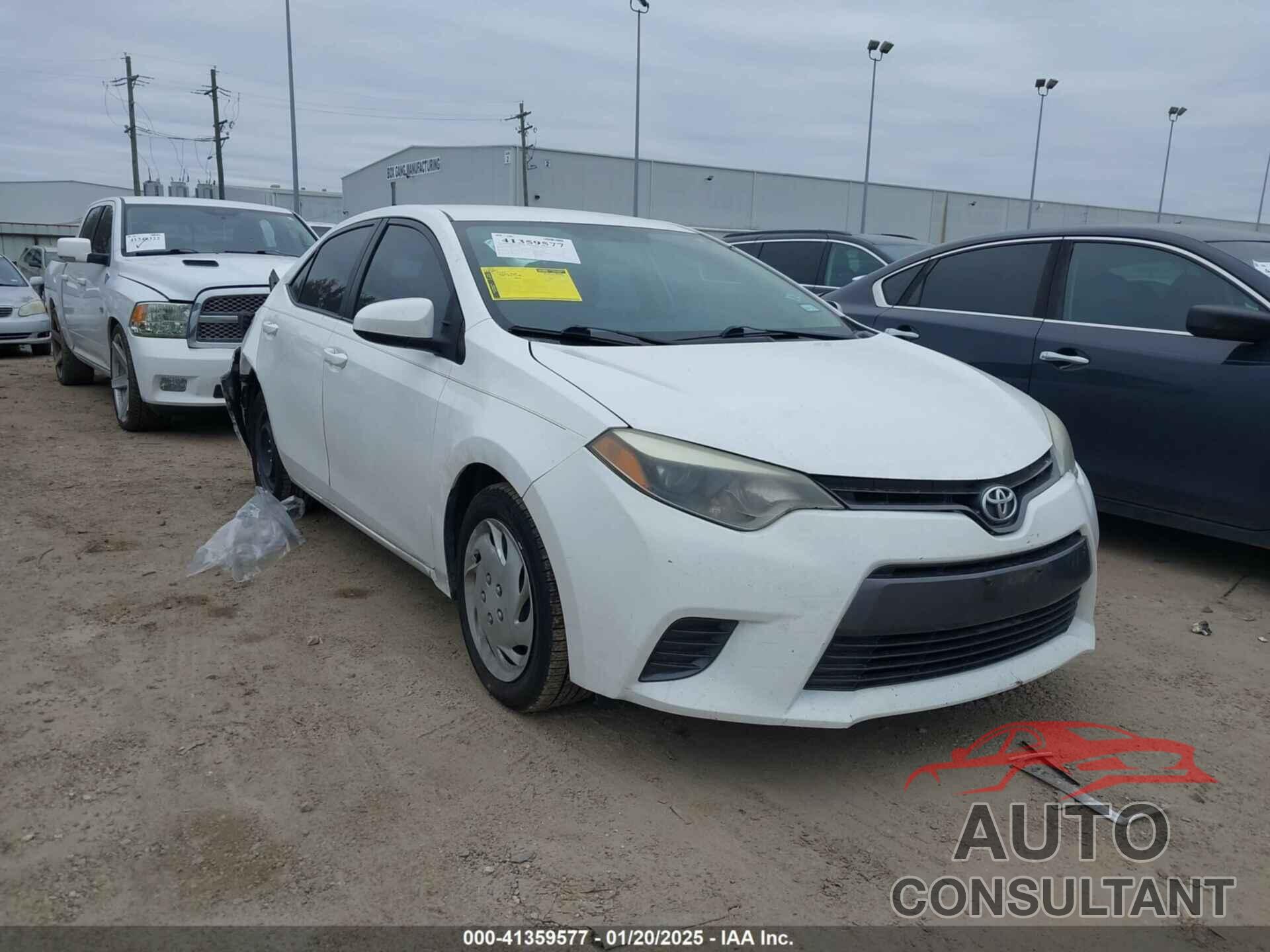 TOYOTA COROLLA 2016 - 2T1BURHE5GC726924