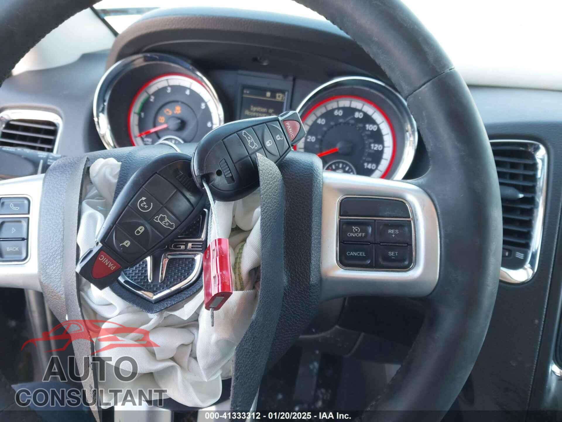DODGE DURANGO 2012 - 1C4RDJDG4CC309224