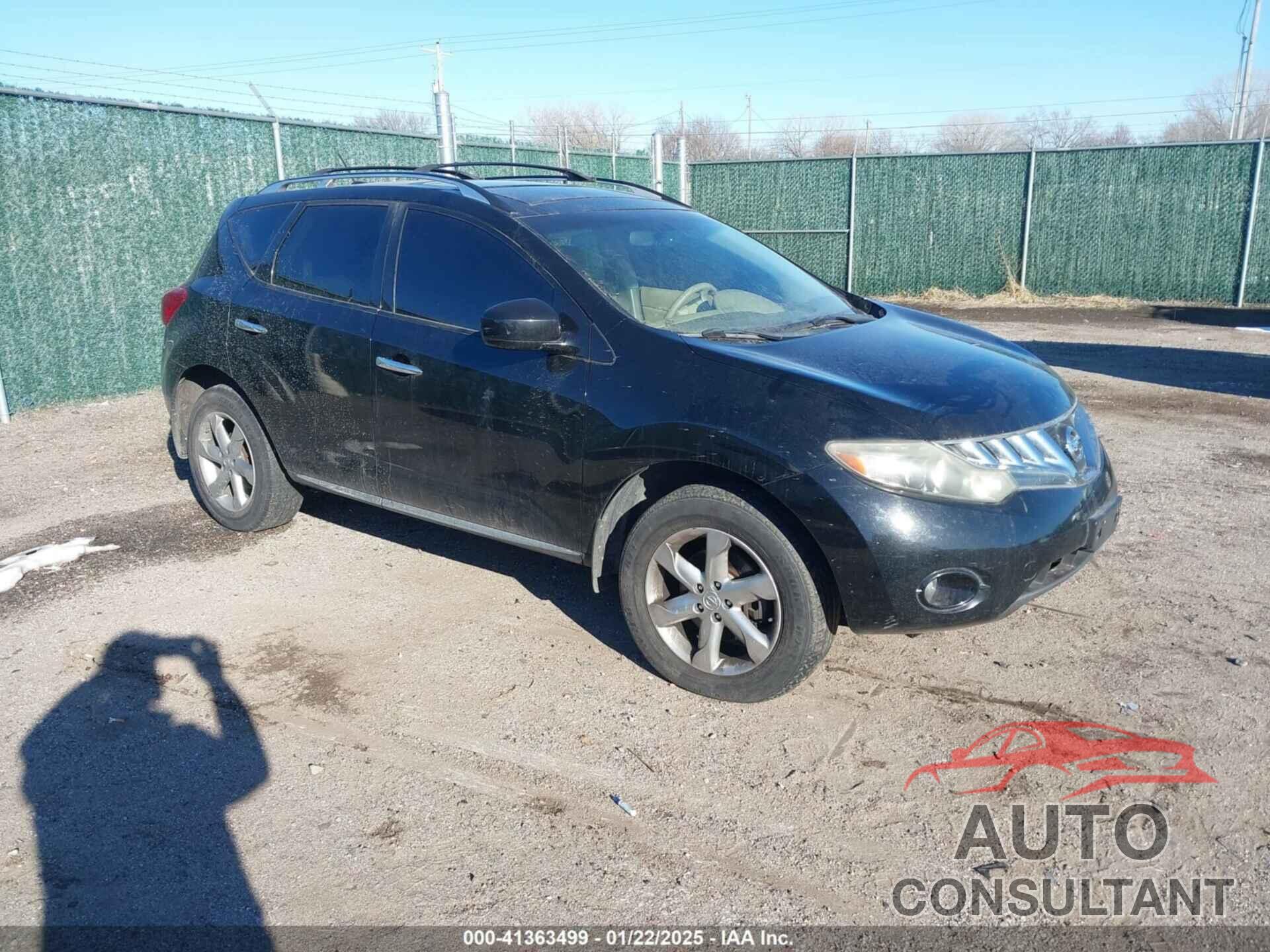 NISSAN MURANO 2009 - JN8AZ18W19W207634