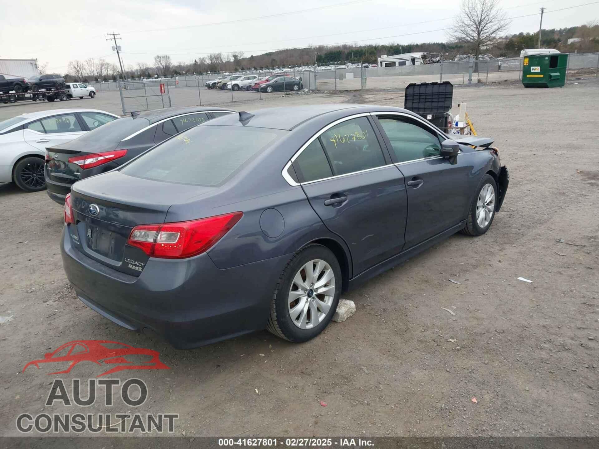 SUBARU LEGACY 2016 - 4S3BNAF69G3063473
