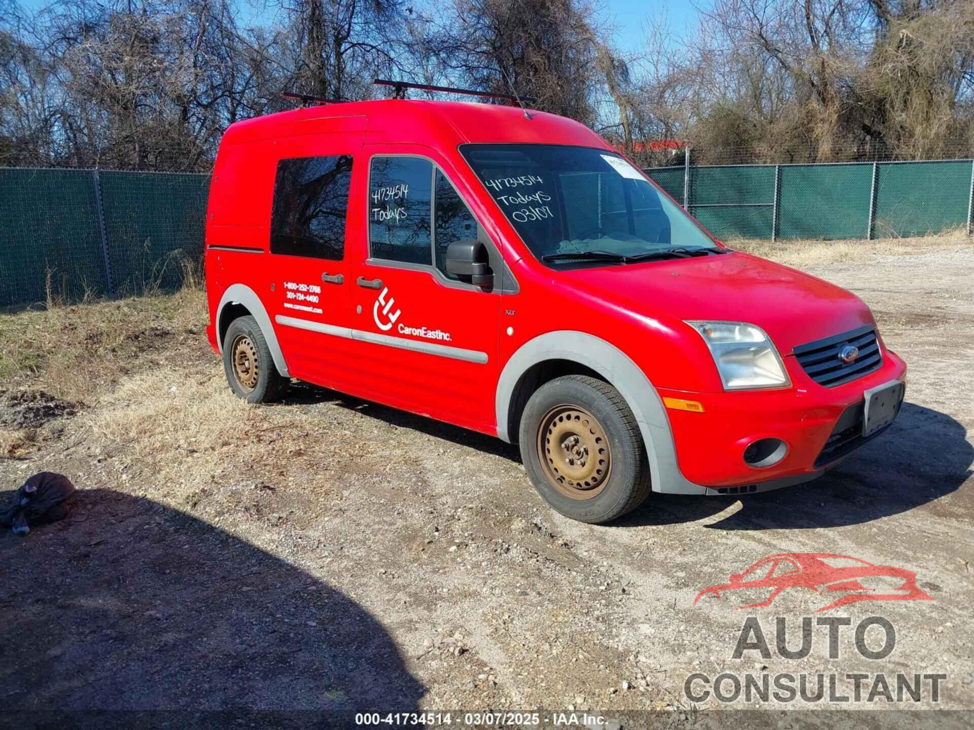 FORD TRANSIT CONNECT 2010 - NM0KS9BN1AT015507