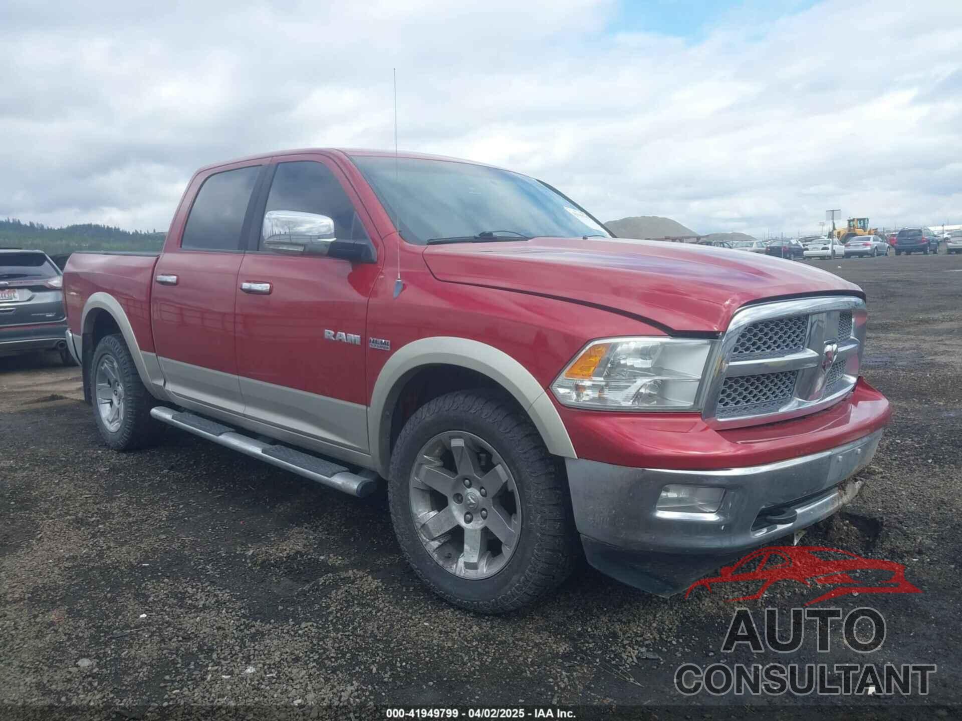 DODGE RAM 1500 2010 - 1D7RV1CT1AS210154