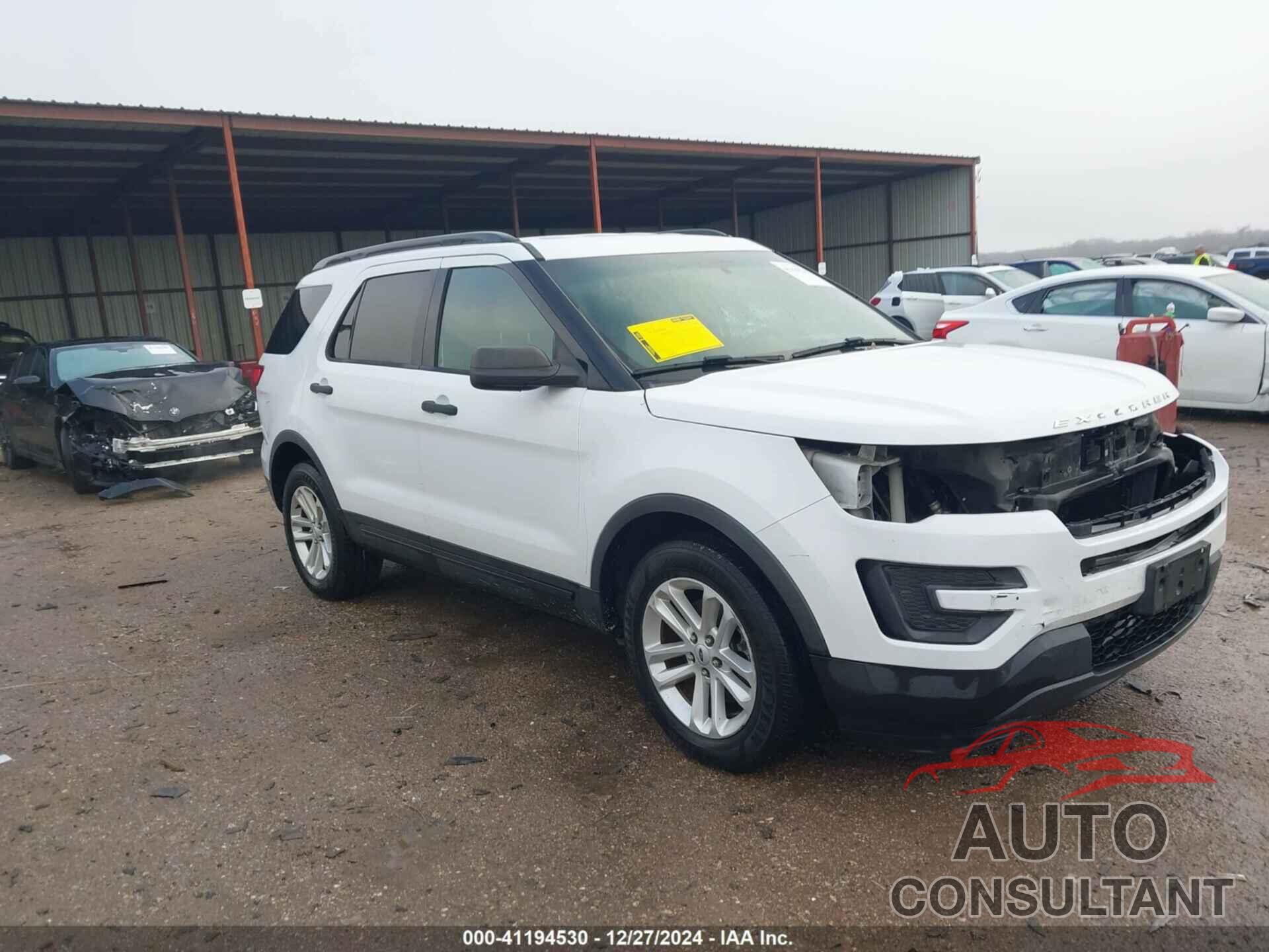 FORD EXPLORER 2017 - 1FM5K7B86HGA58415