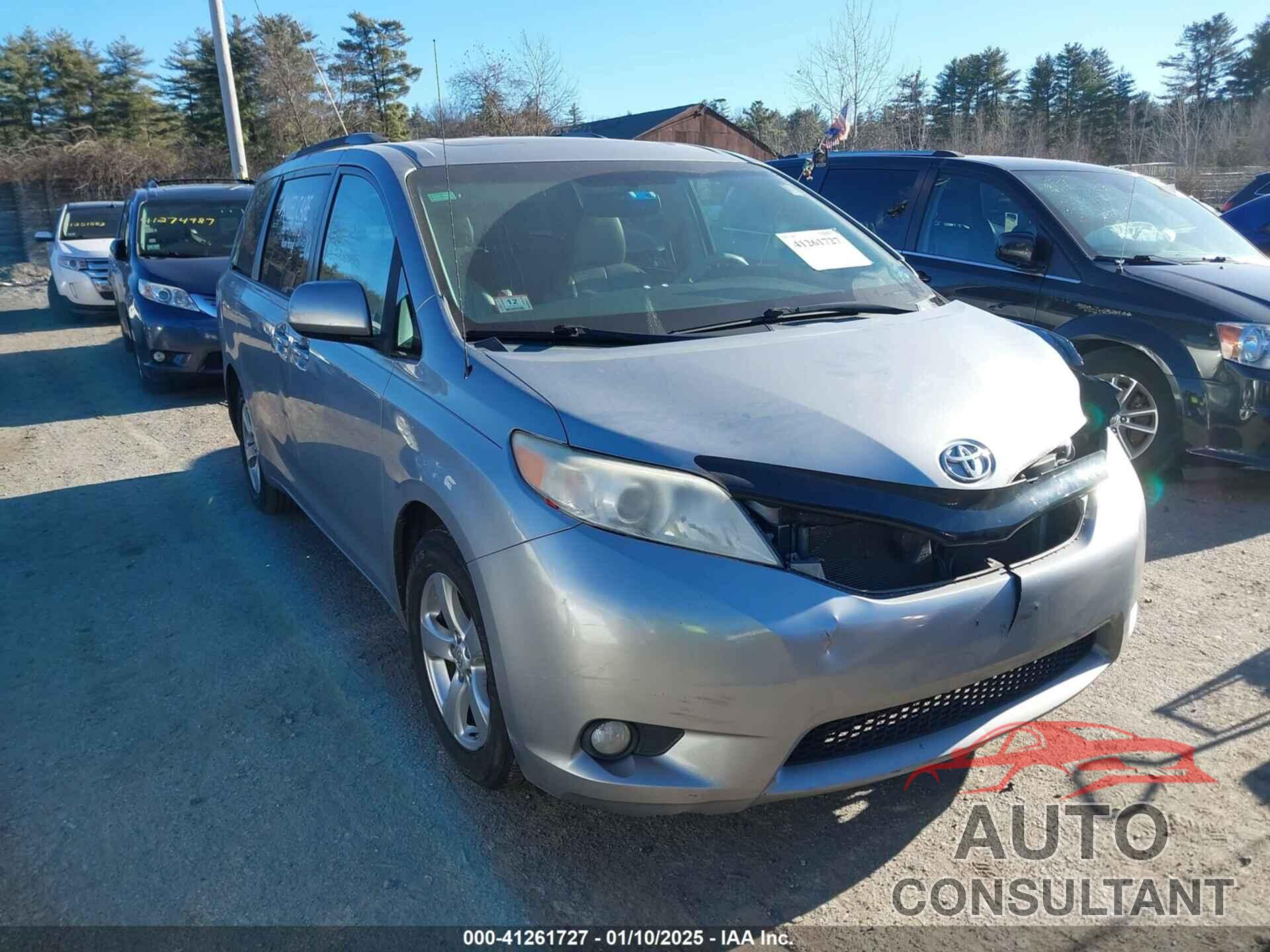 TOYOTA SIENNA 2012 - 5TDYK3DC7CS213595