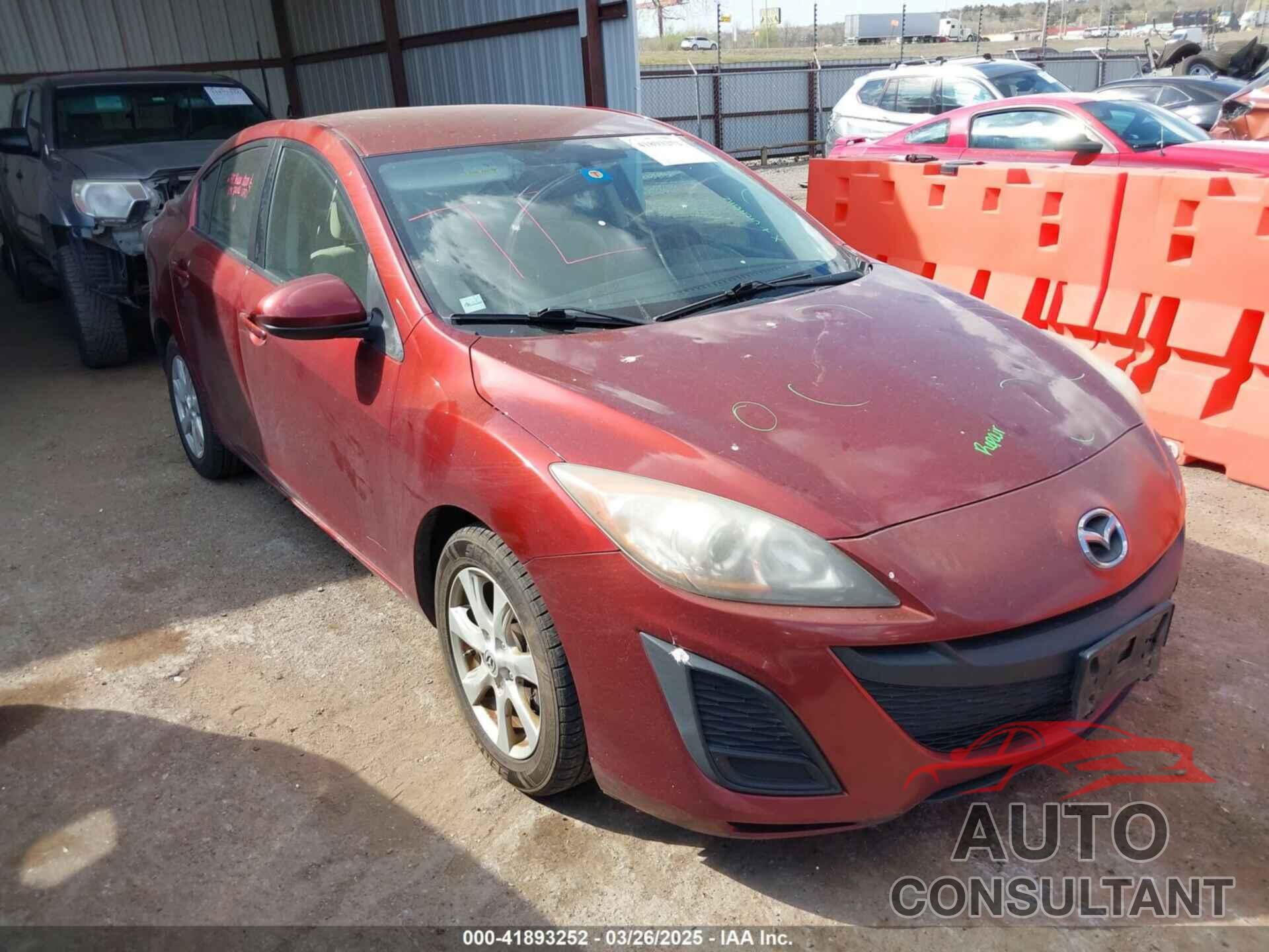 MAZDA 3 2010 - JM1BL1SF6A1299786