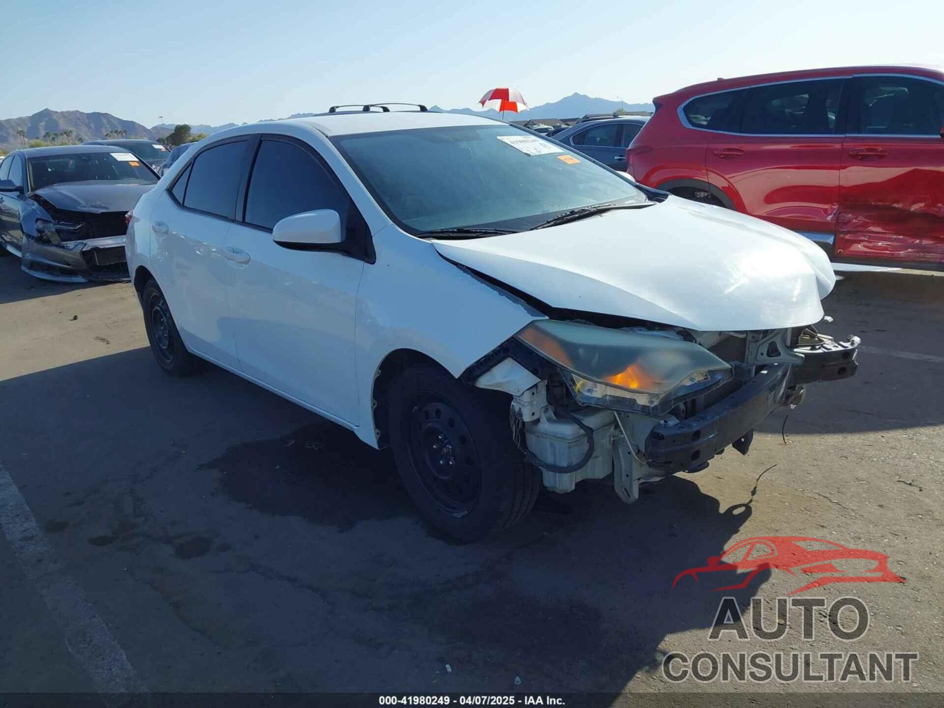 TOYOTA COROLLA 2015 - 5YFBURHE6FP287165