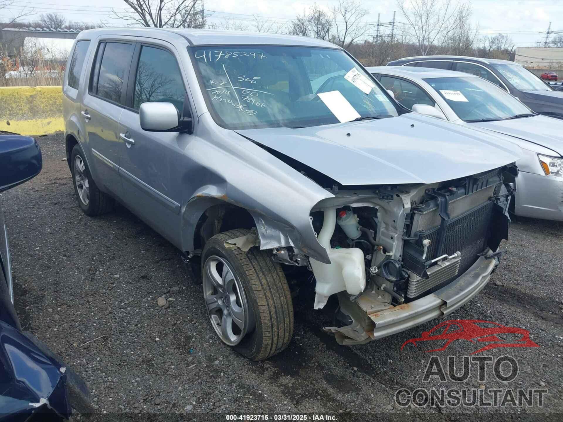HONDA PILOT 2014 - 5FNYF4H48EB050170