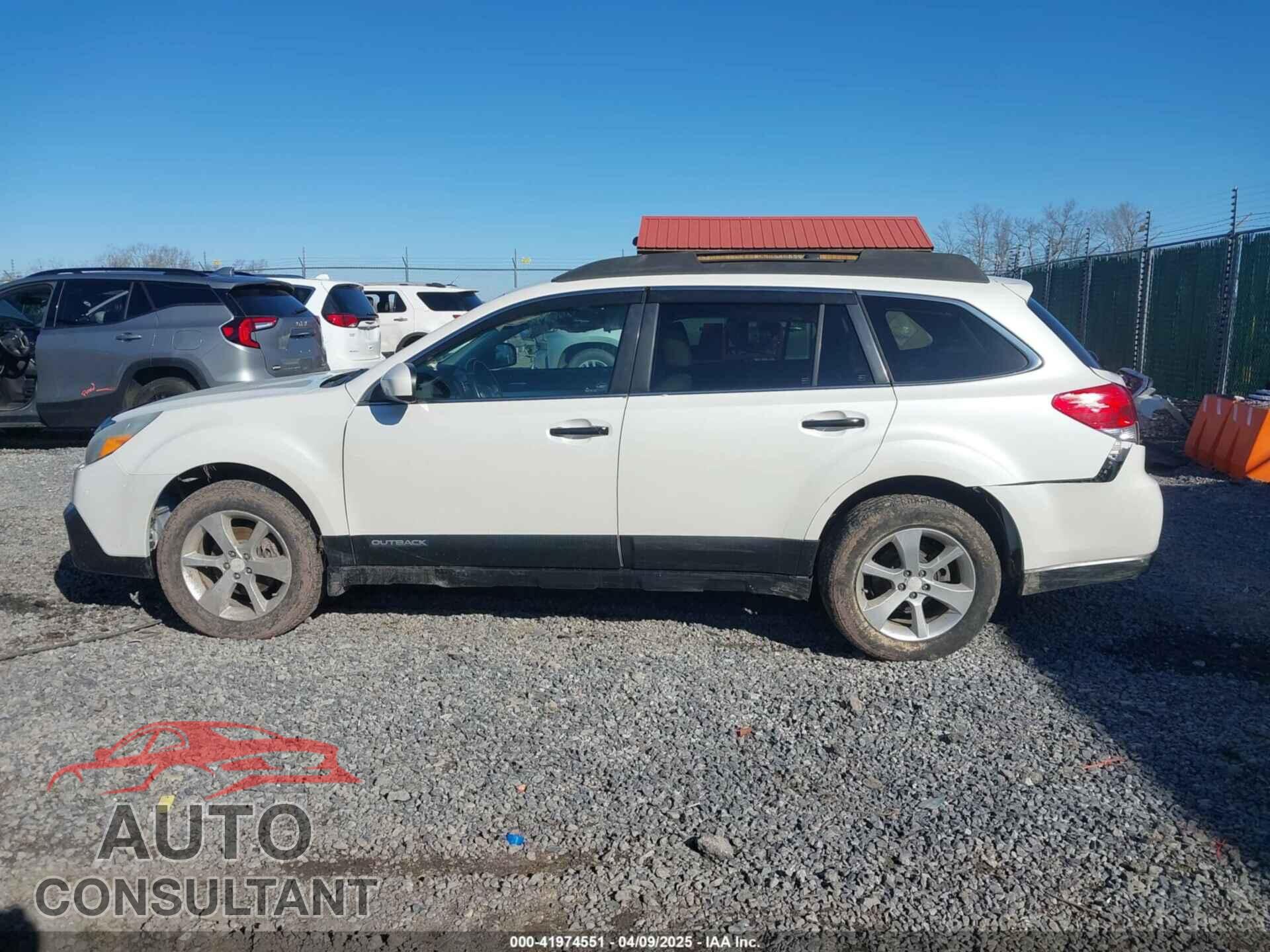 SUBARU OUTBACK 2014 - 4S4BRCCC5E3211184