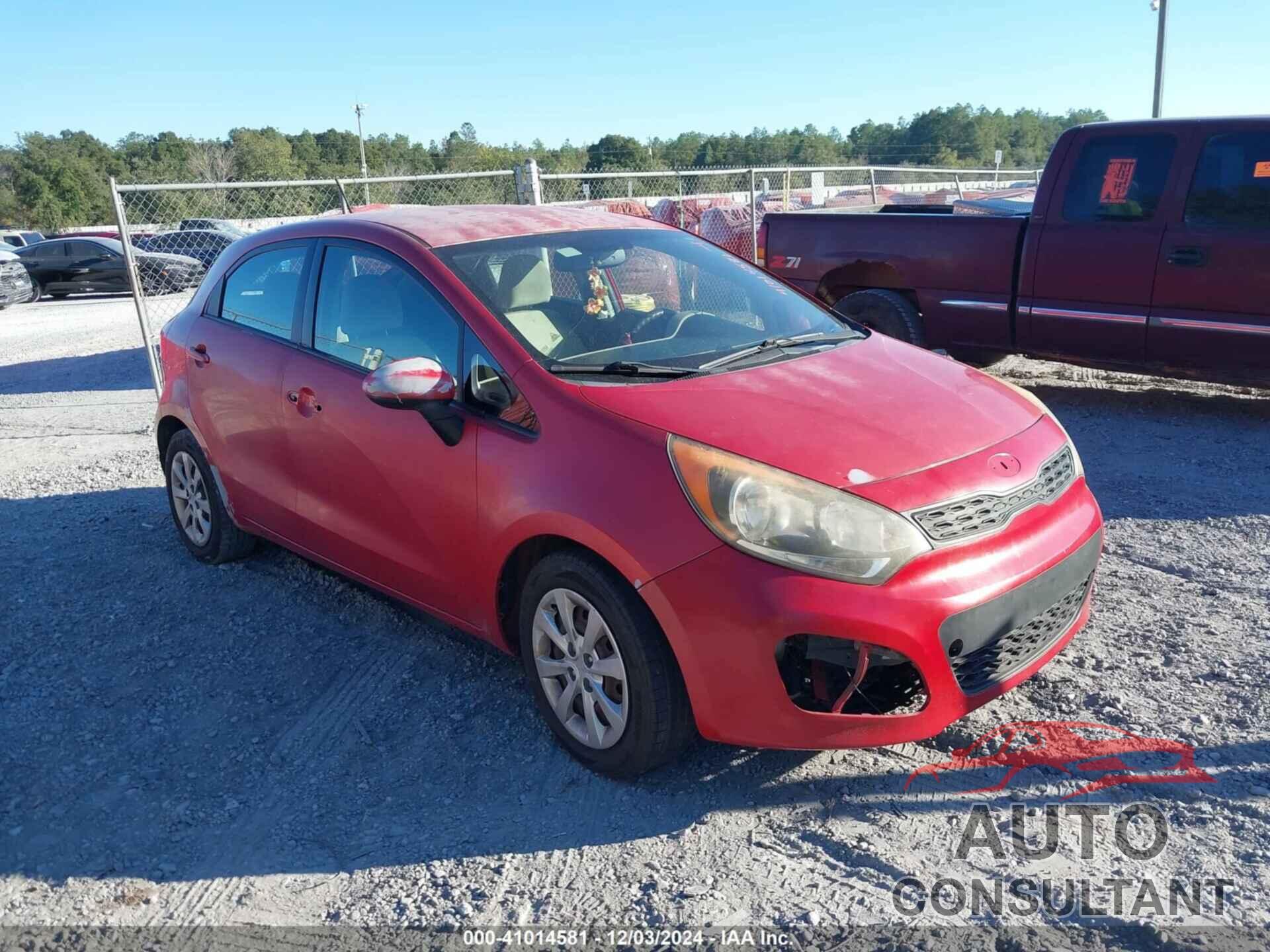 KIA RIO 2013 - KNADM5A37D6099847