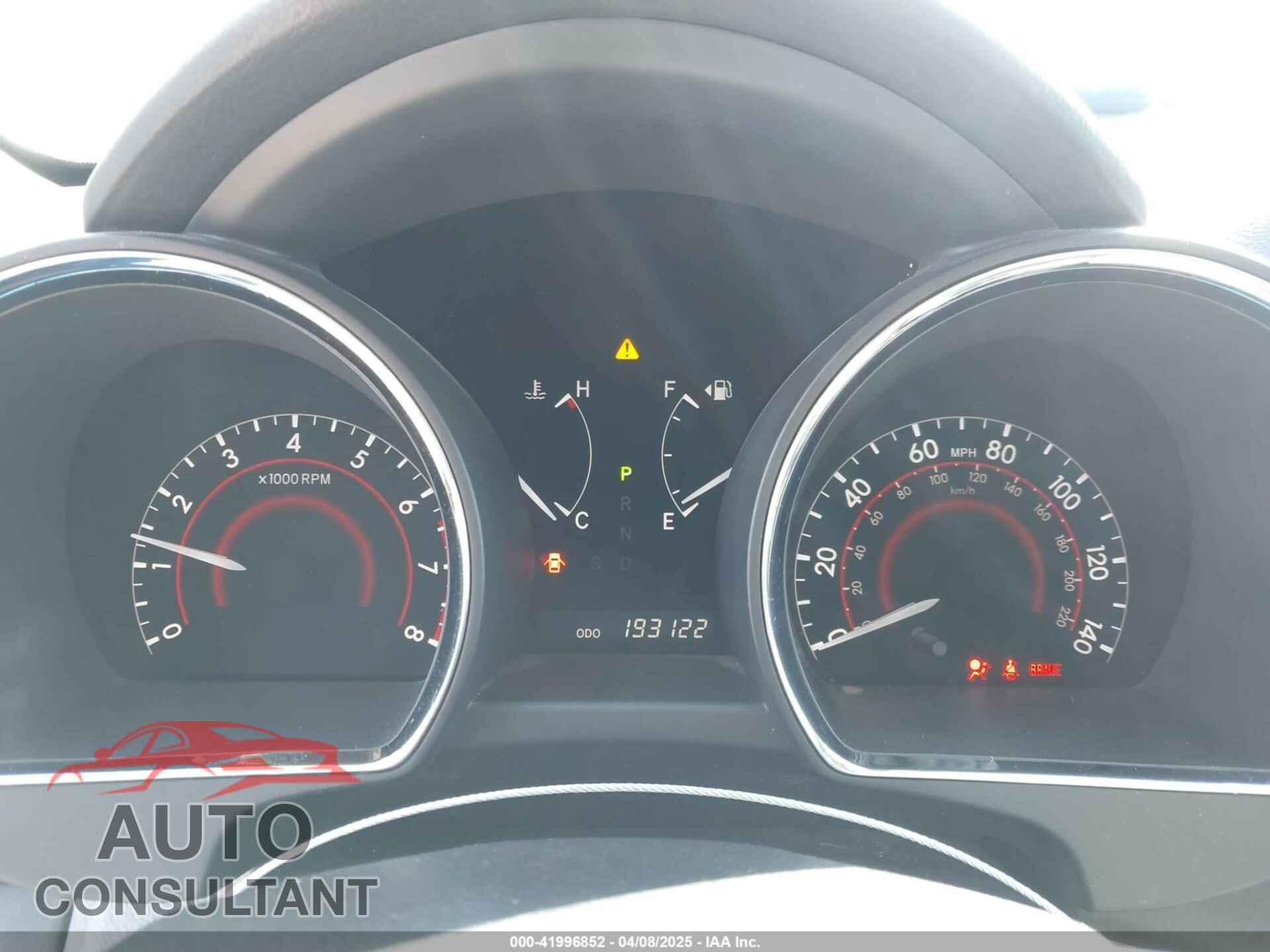 TOYOTA HIGHLANDER 2011 - 5TDBK3EH5BS070967