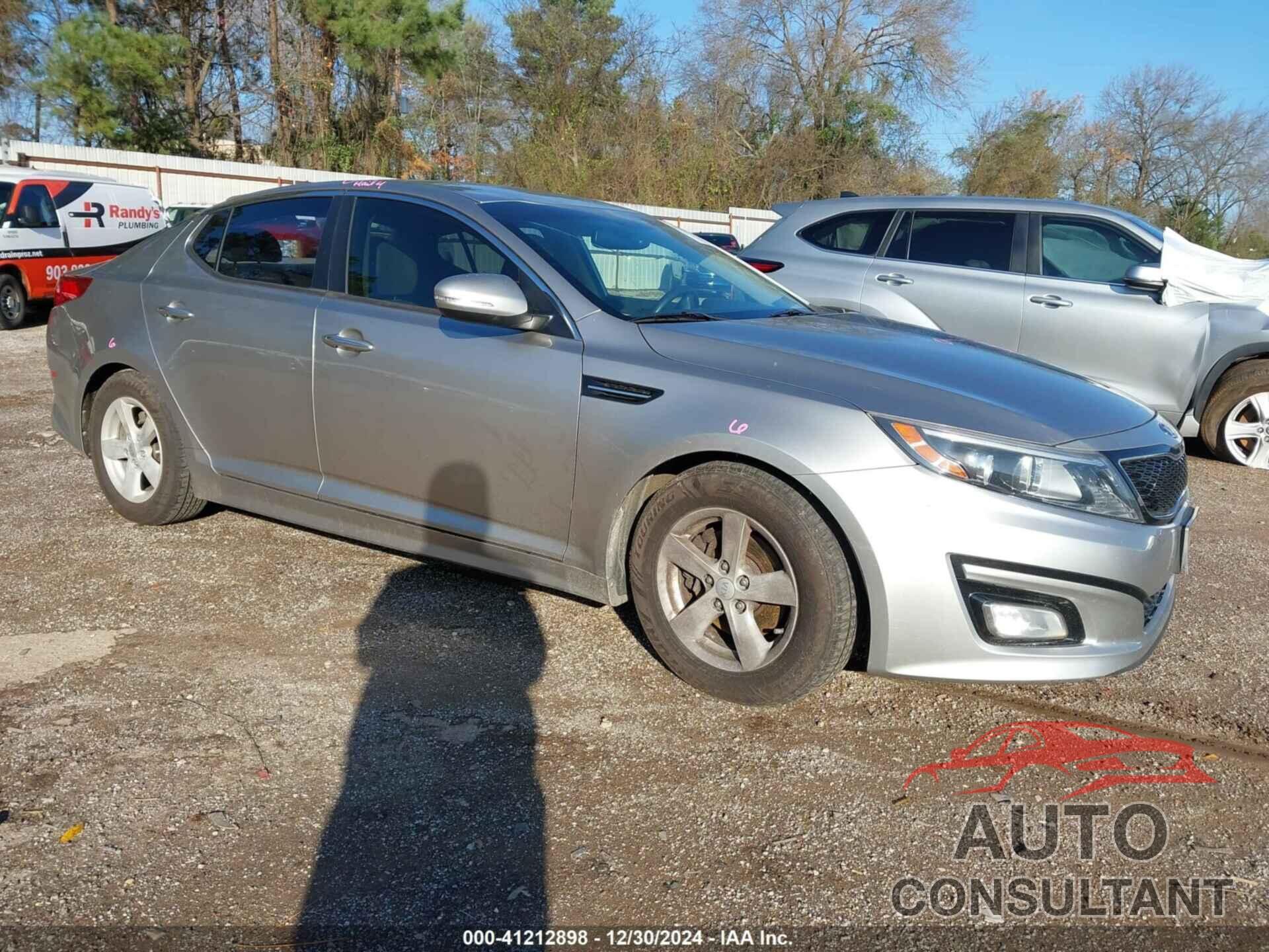 KIA OPTIMA 2014 - KNAGM4A71E5454724