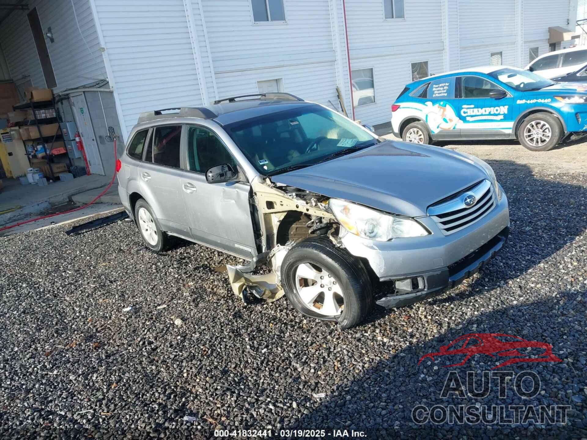 SUBARU OUTBACK 2011 - 4S4BRBCC4B3310889