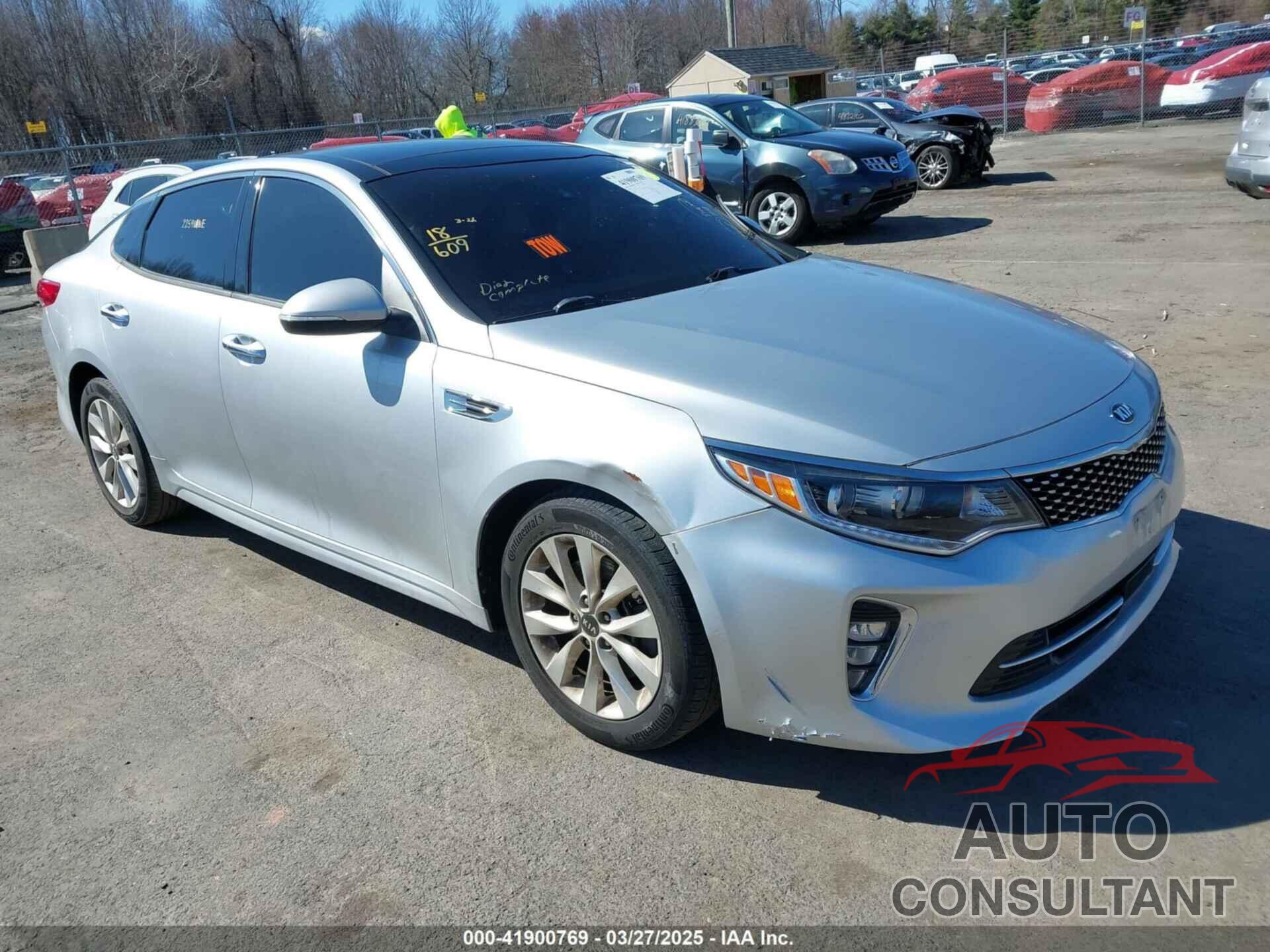 KIA OPTIMA 2018 - 5XXGU4L35JG251757