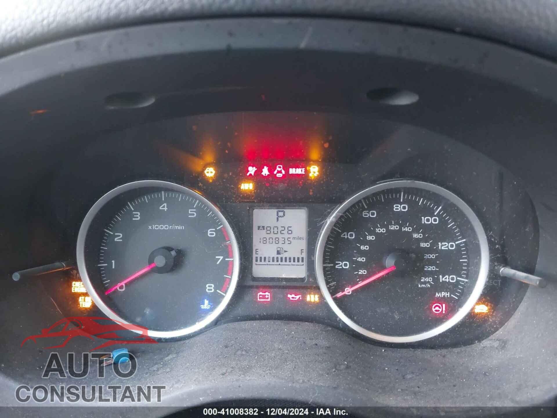 SUBARU FORESTER 2014 - JF2SJAEC4EH453353