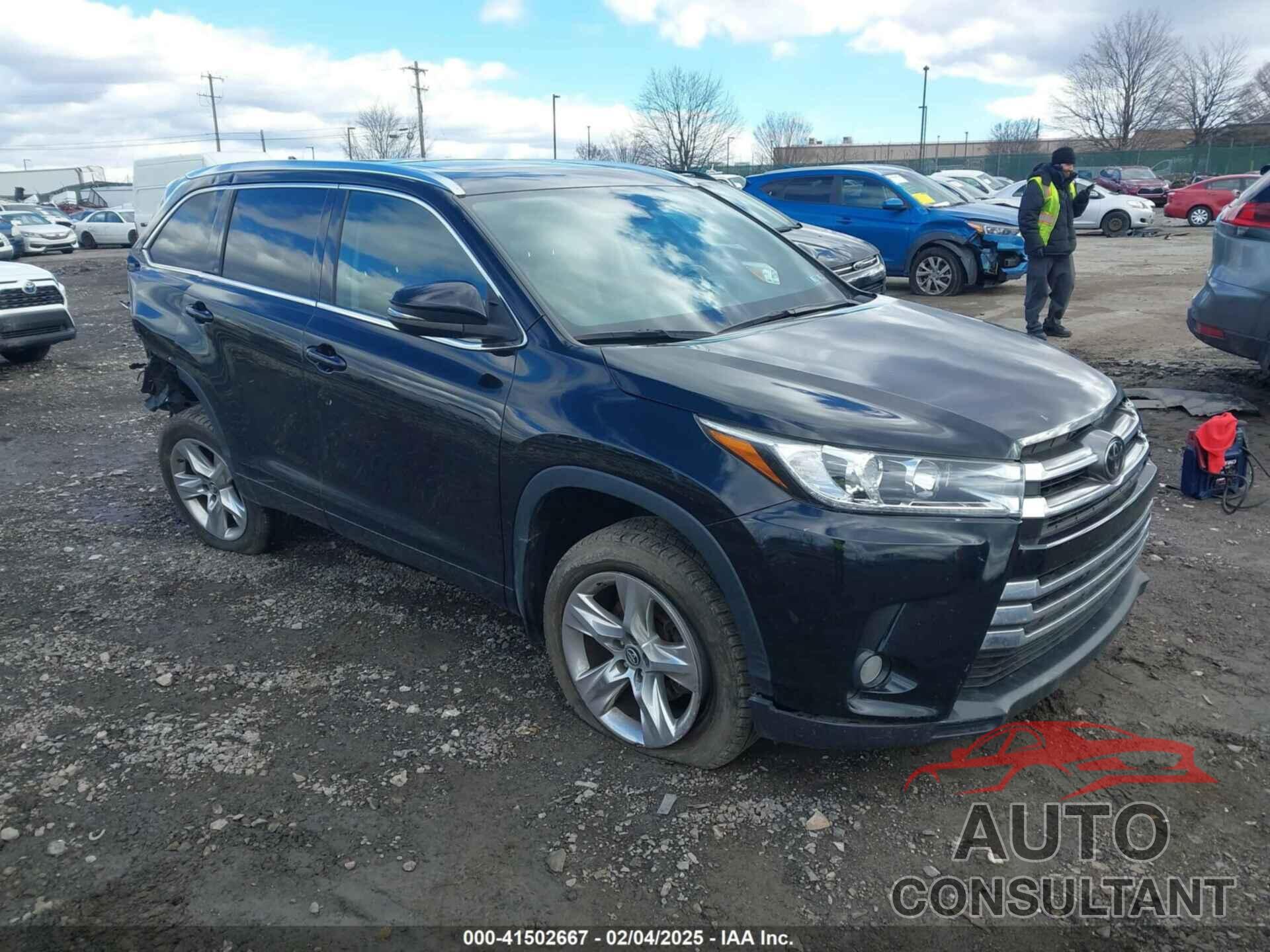 TOYOTA HIGHLANDER 2017 - 5TDDZRFH1HS448121