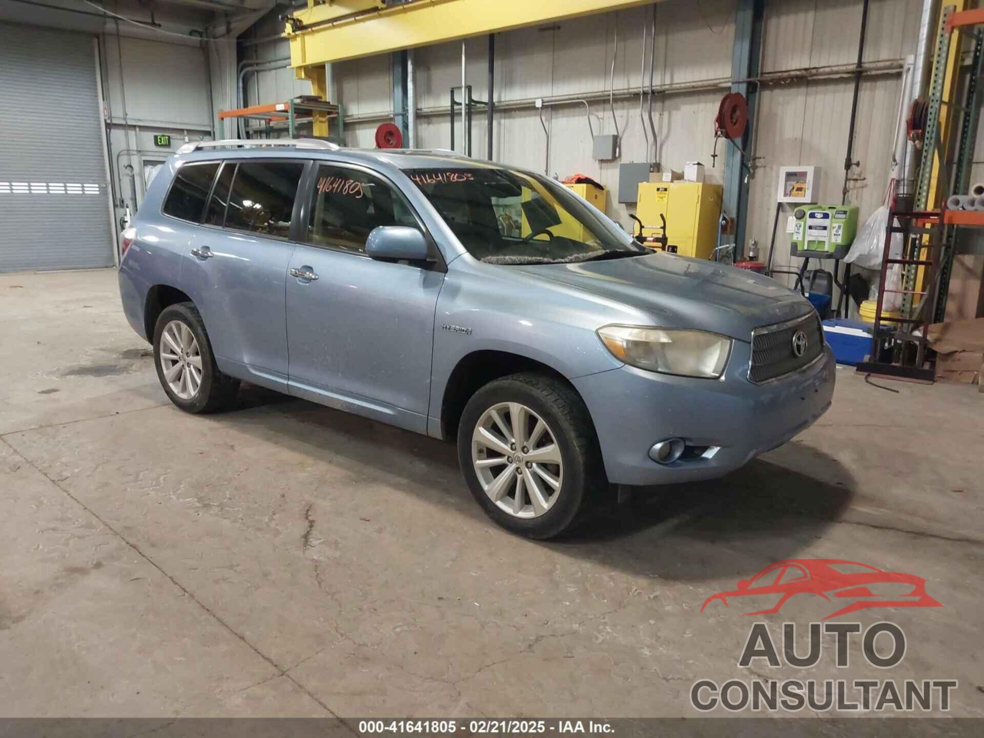 TOYOTA HIGHLANDER HYBRID 2009 - JTEEW44A592026718