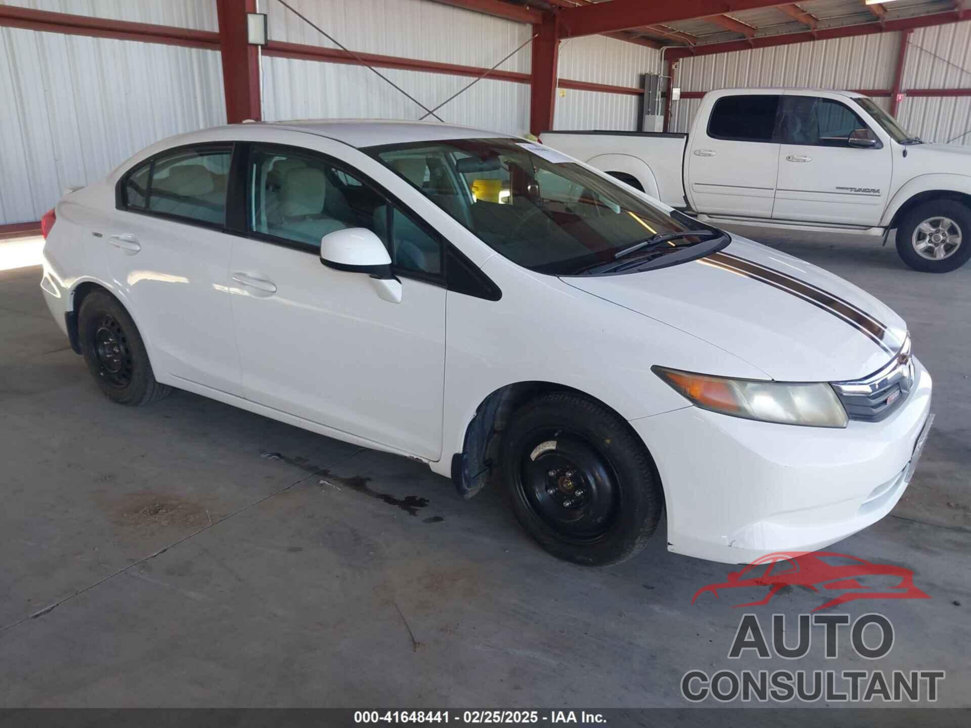 HONDA CIVIC 2012 - 19XFB5F57CE001033