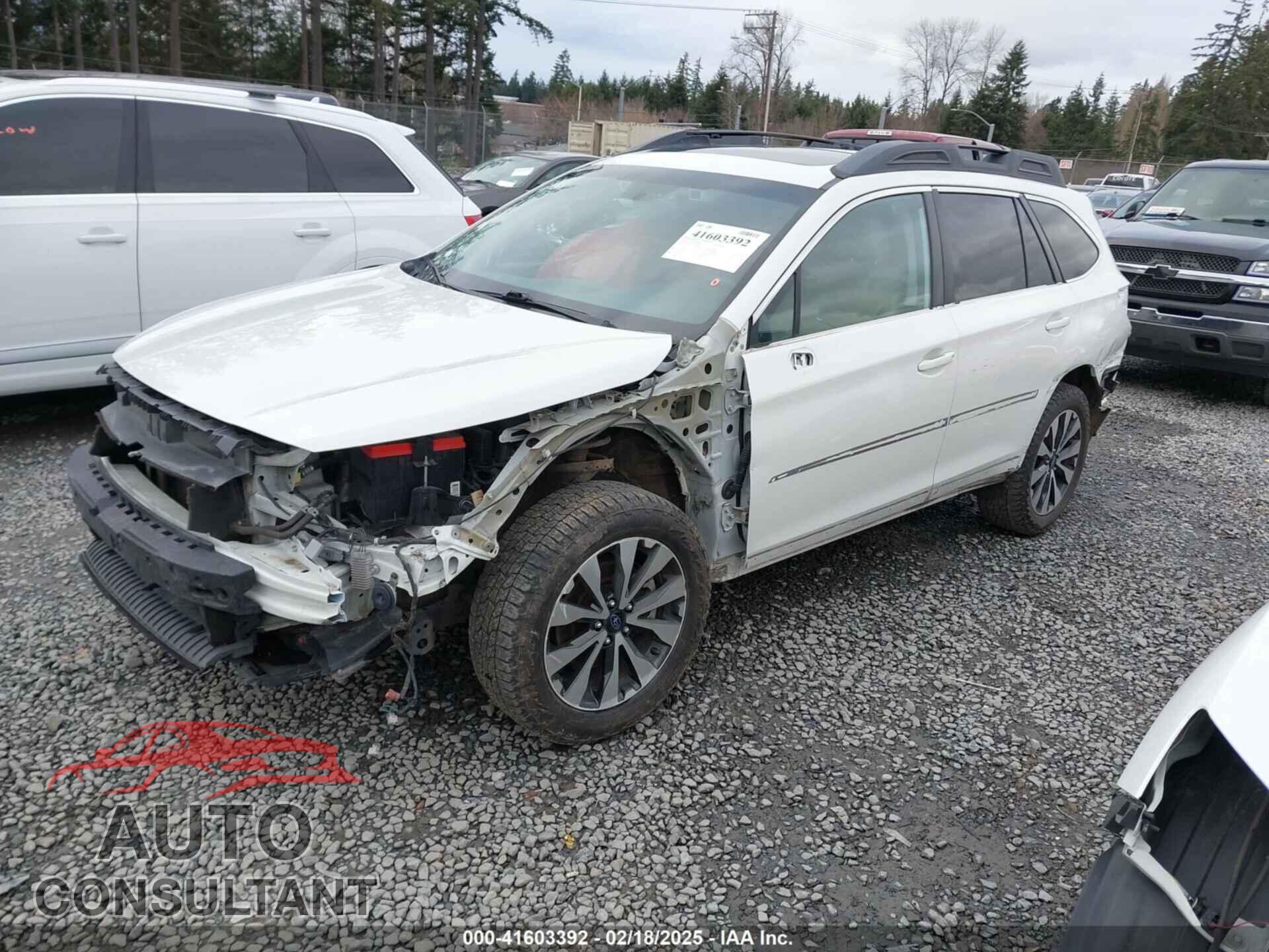 SUBARU OUTBACK 2016 - 4S4BSENC3G3243048