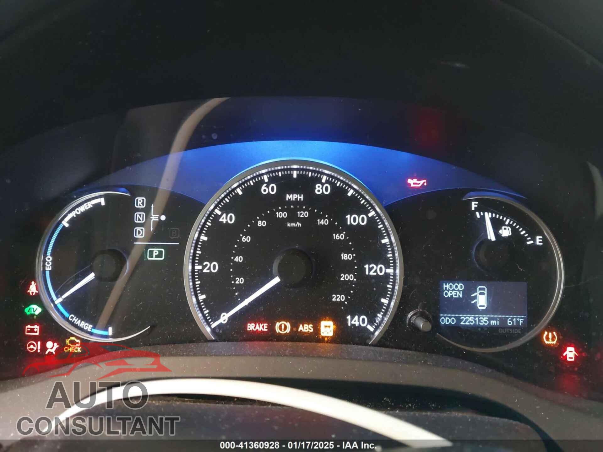 LEXUS CT 200H 2014 - JTHKD5BH2E2204743