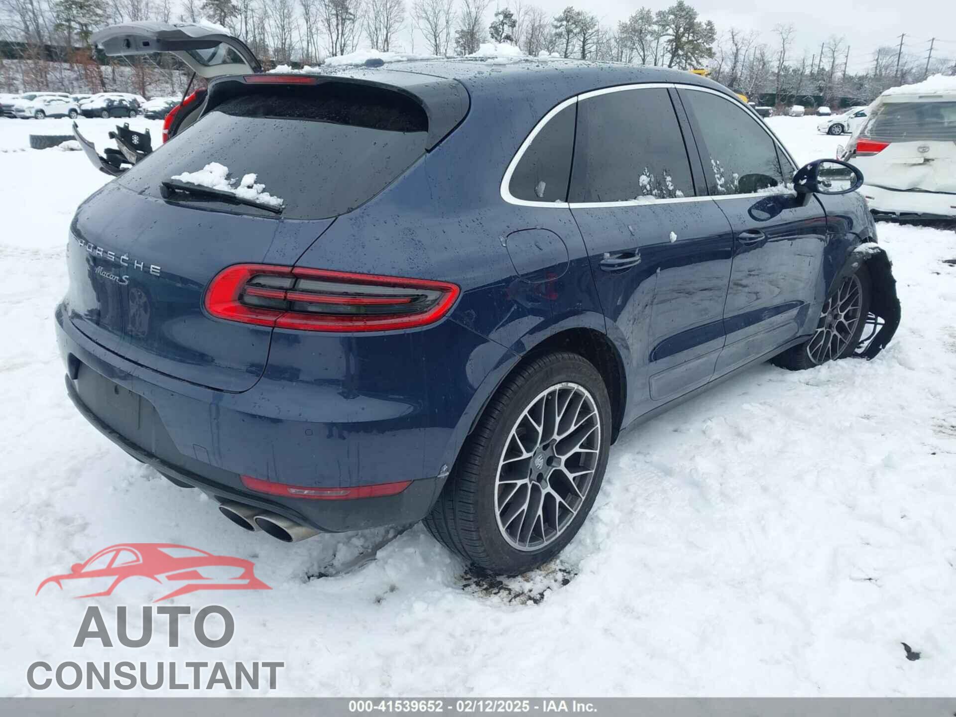 PORSCHE MACAN 2015 - WP1AB2A56FLB41567