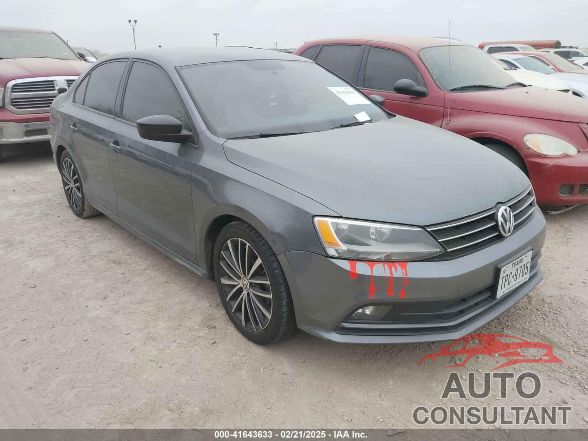 VOLKSWAGEN JETTA 2015 - 3VWD17AJ7FM414183