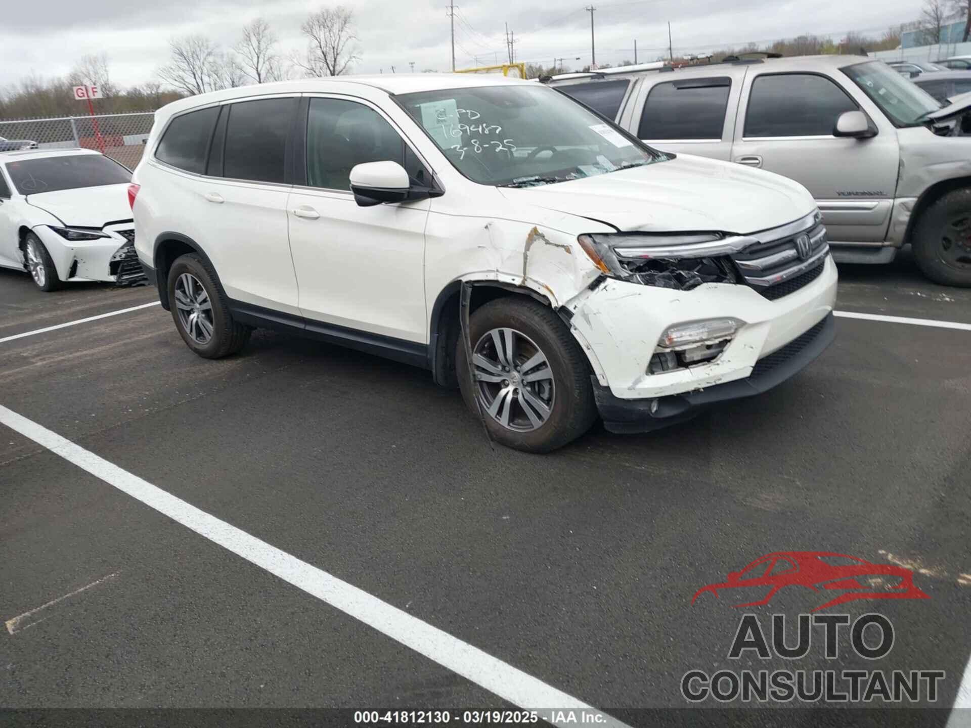 HONDA PILOT 2017 - 5FNYF6H45HB082770