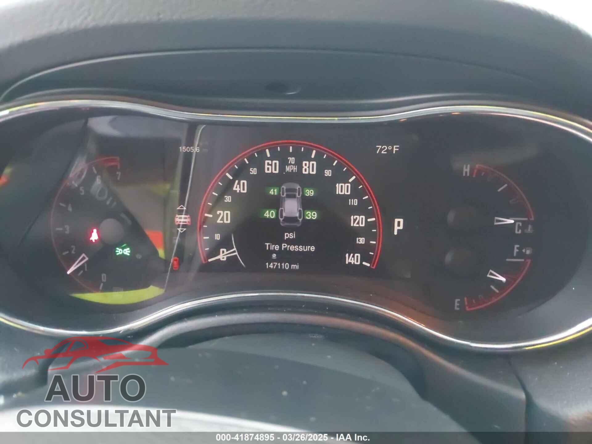 DODGE DURANGO 2015 - 1C4RDJDG8FC709565