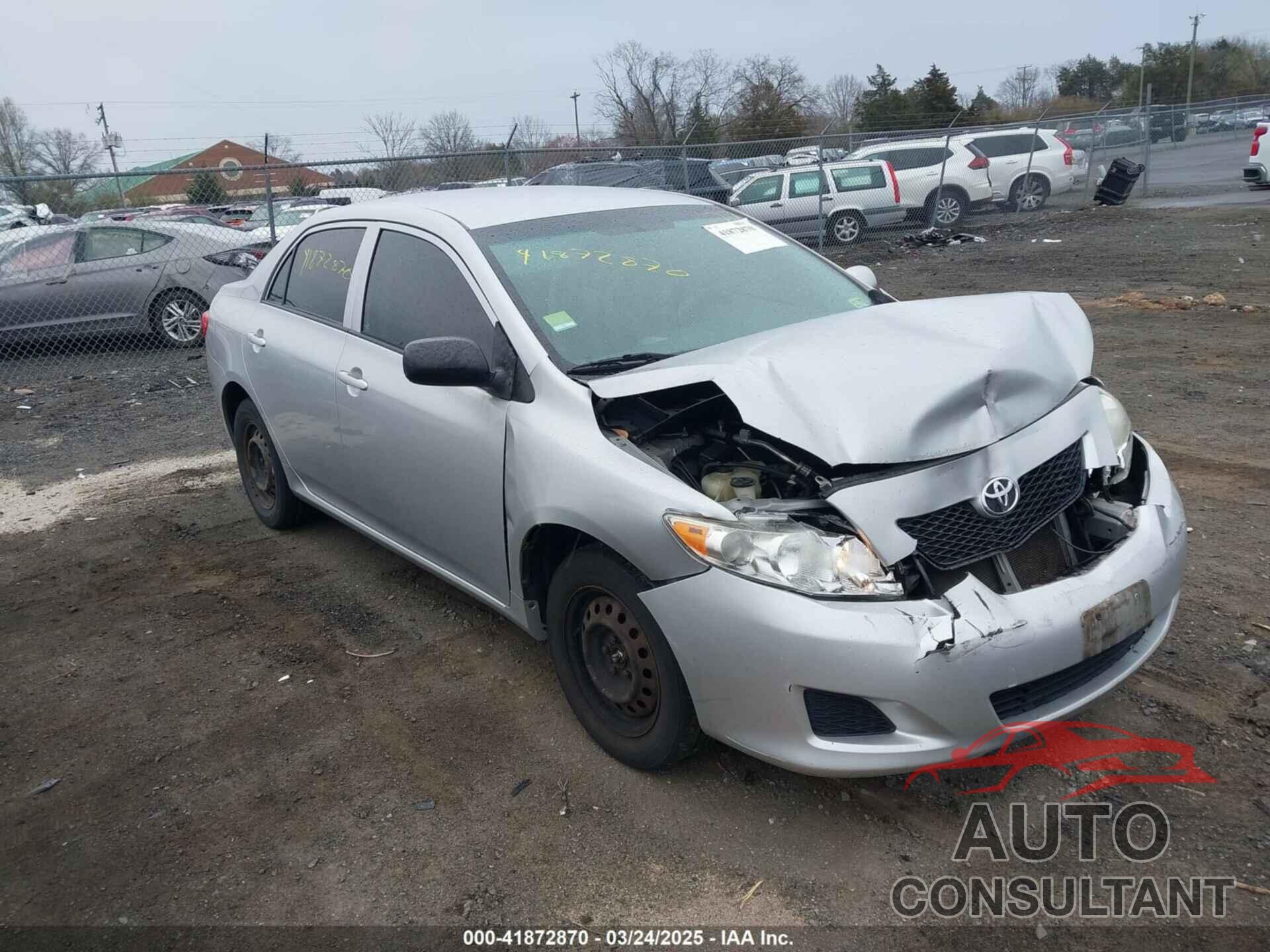 TOYOTA COROLLA 2009 - 1NXBU40E39Z163694