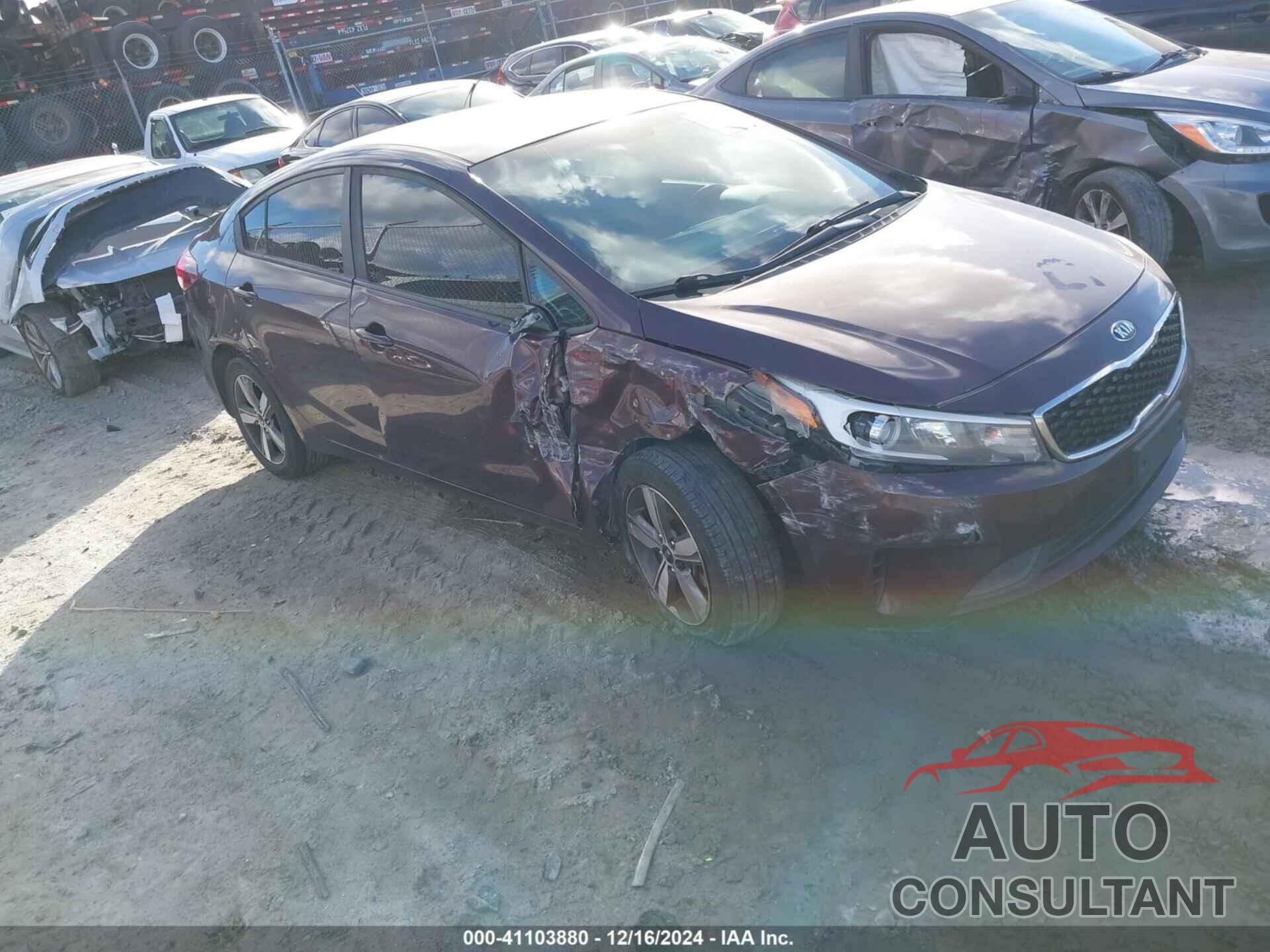 KIA FORTE 2018 - 3KPFL4A72JE181759