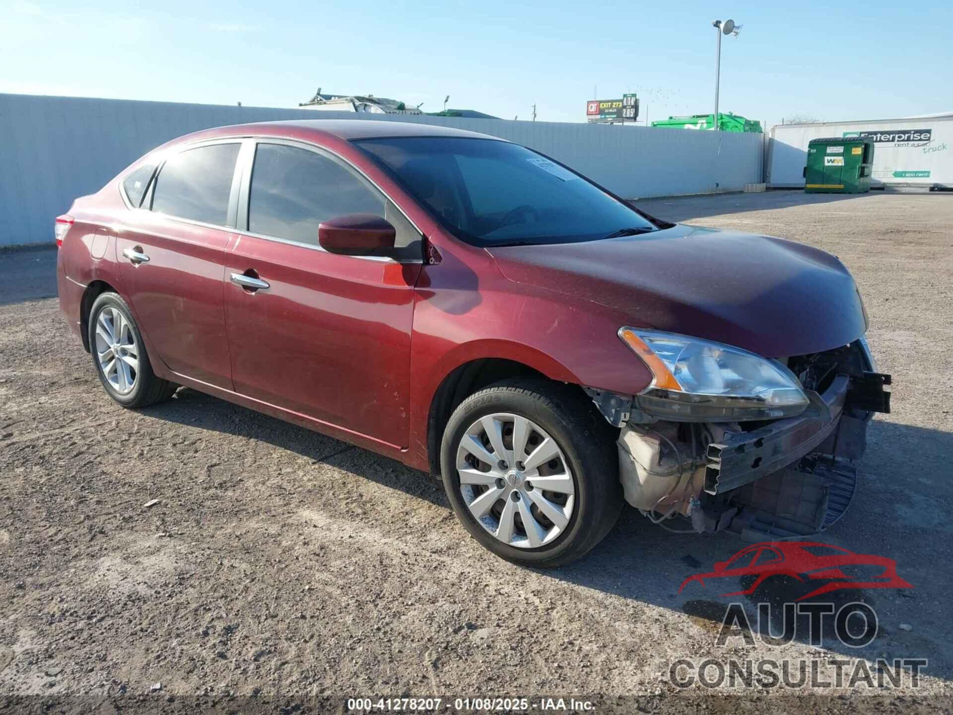 NISSAN SENTRA 2015 - 3N1AB7AP9FL660913