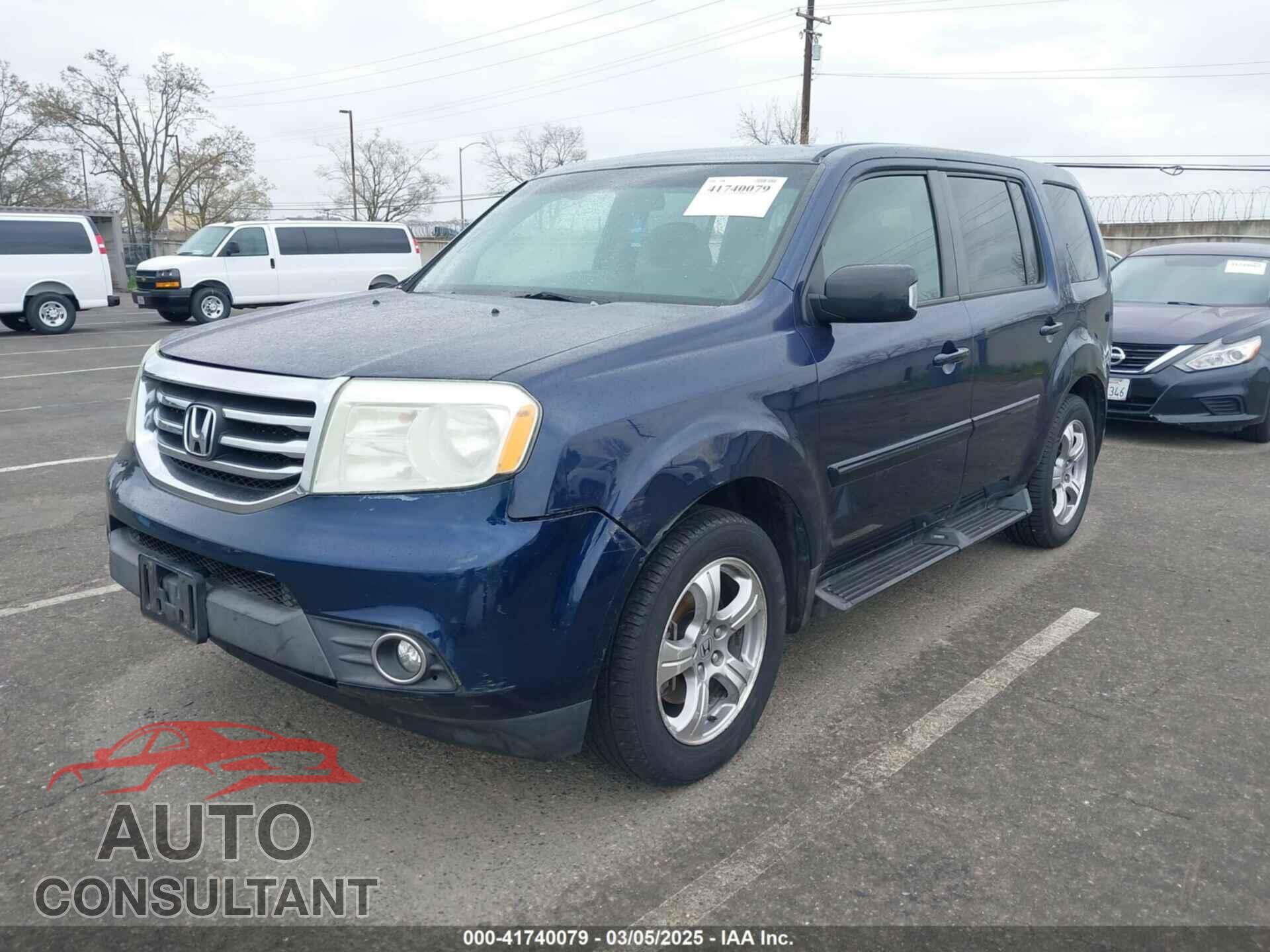 HONDA PILOT 2013 - 5FNYF3H48DB022734
