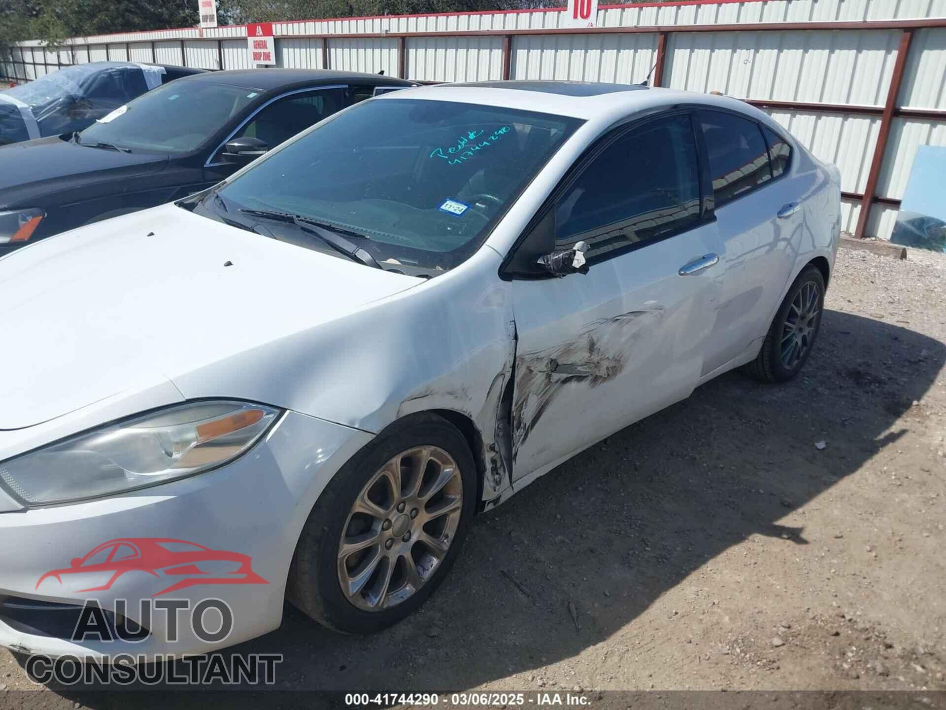 DODGE DART 2015 - 1C3CDFCB8FD352881