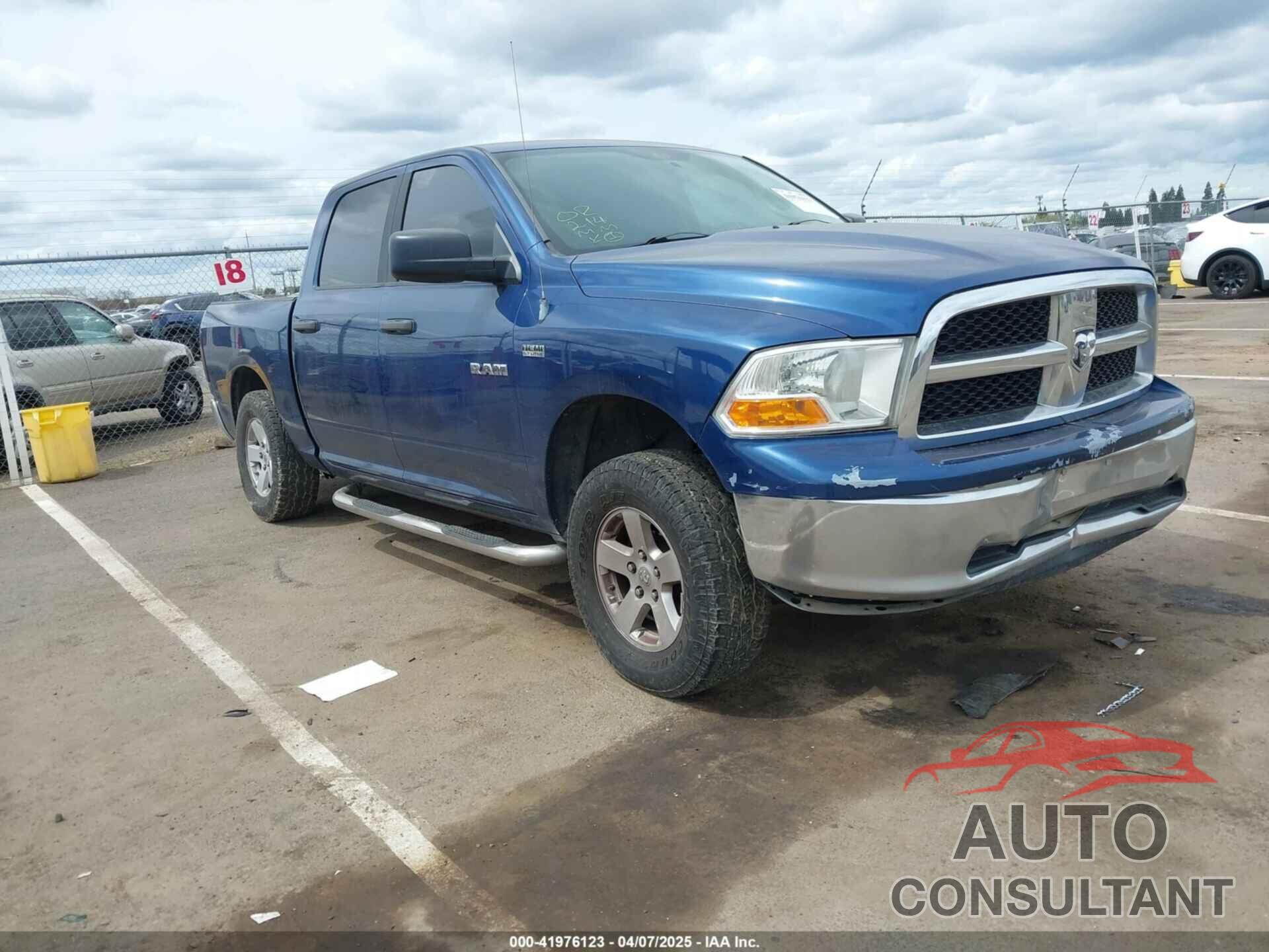 DODGE RAM 1500 2009 - 1D3HV13T99S704450