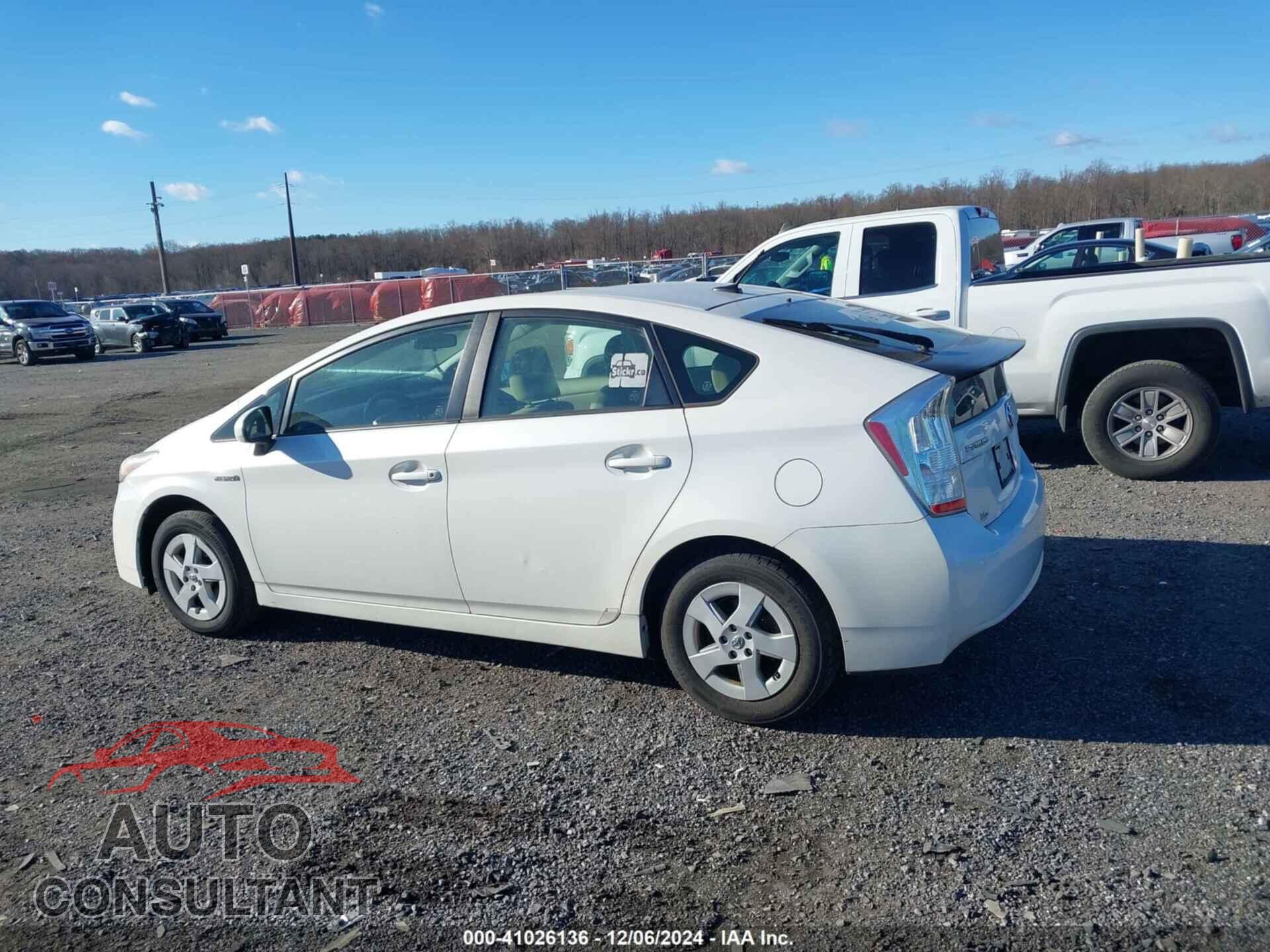 TOYOTA PRIUS 2011 - JTDKN3DU9B5321663