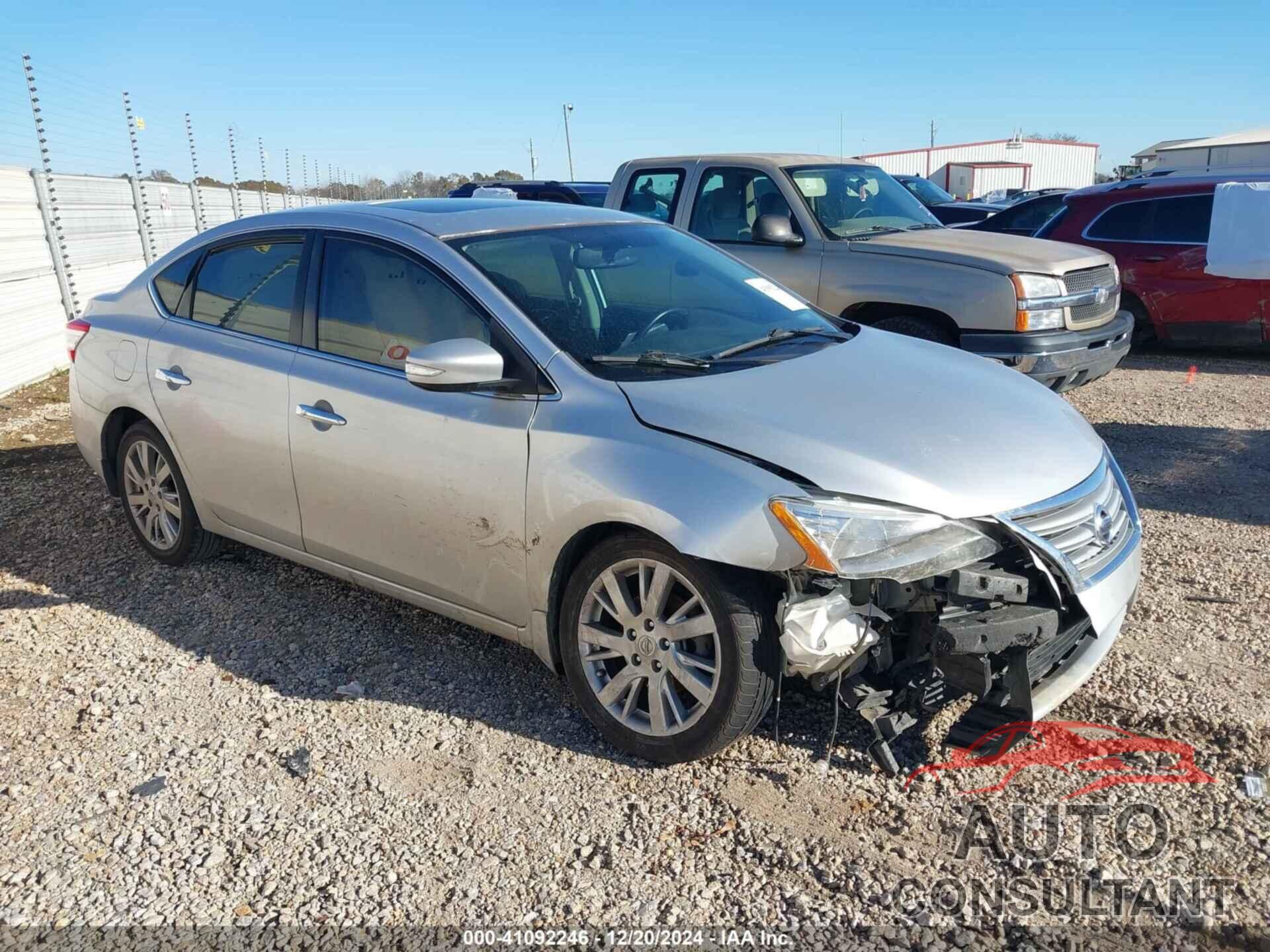 NISSAN SENTRA 2015 - 3N1AB7APXFY283513