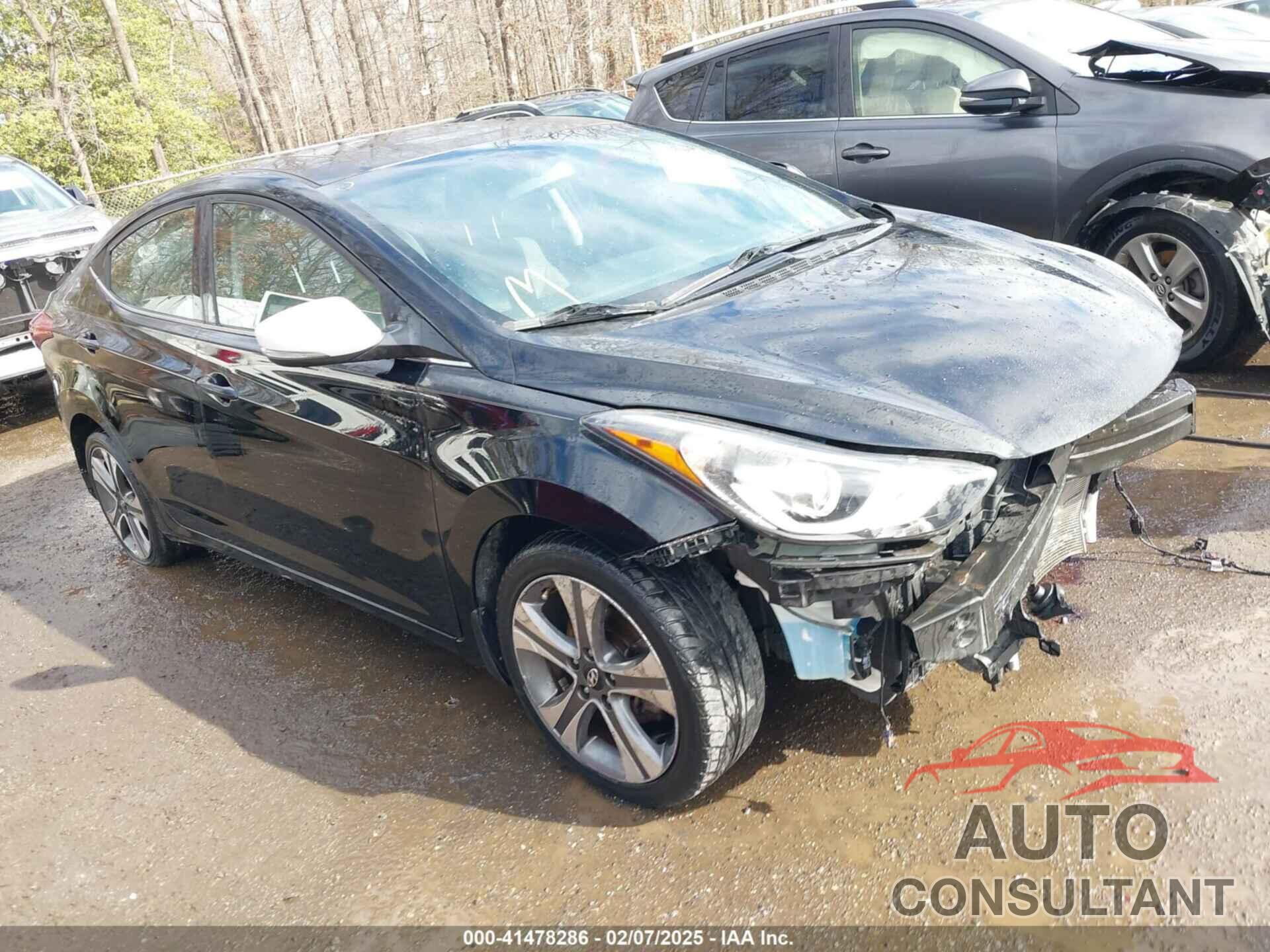 HYUNDAI ELANTRA 2014 - KMHDH4AH0EU157559