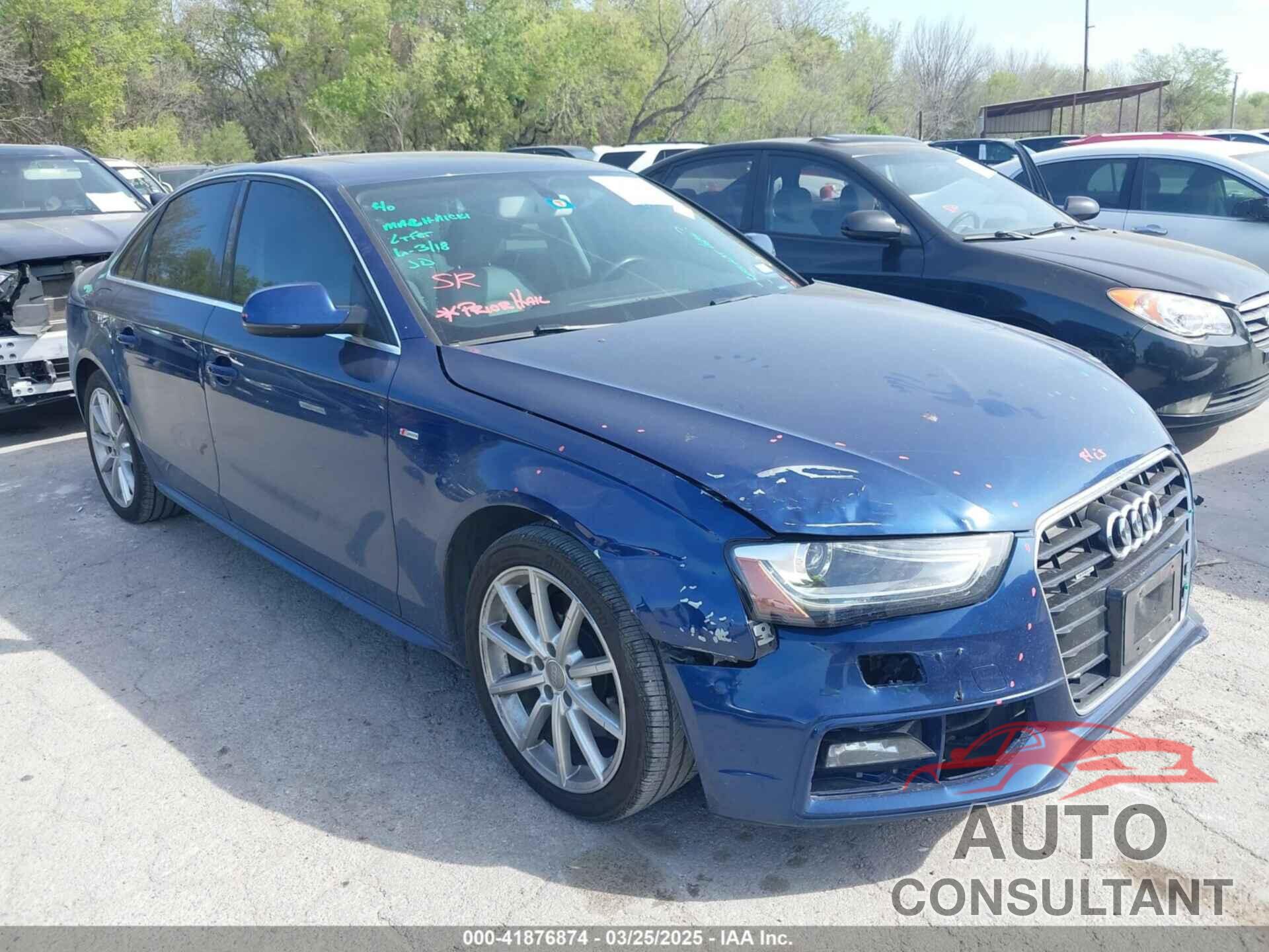 AUDI A4 2014 - WAUFFAFLXEN036625