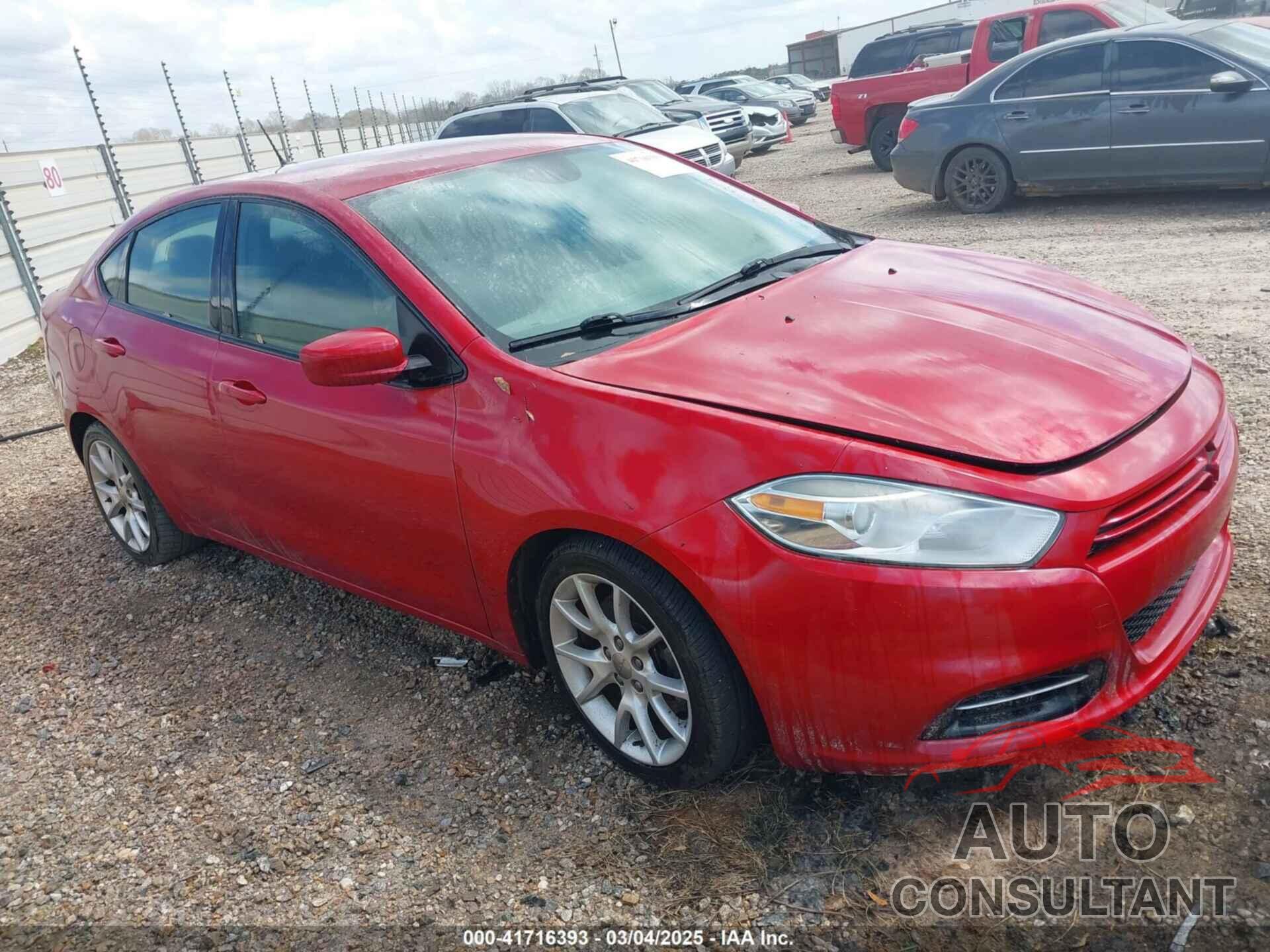 DODGE DART 2013 - 1C3CDFBA1DD155511