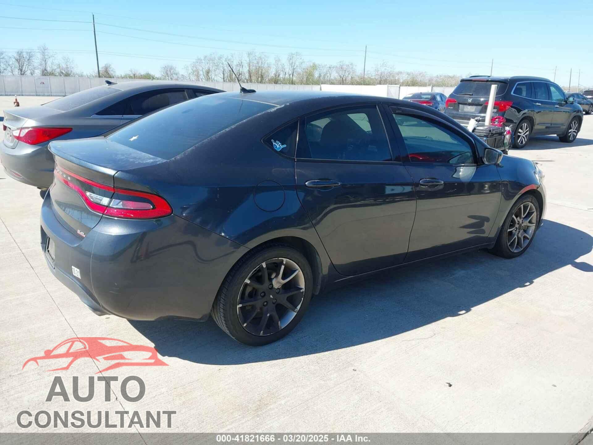 DODGE DART 2014 - 1C3CDFBB0ED823745