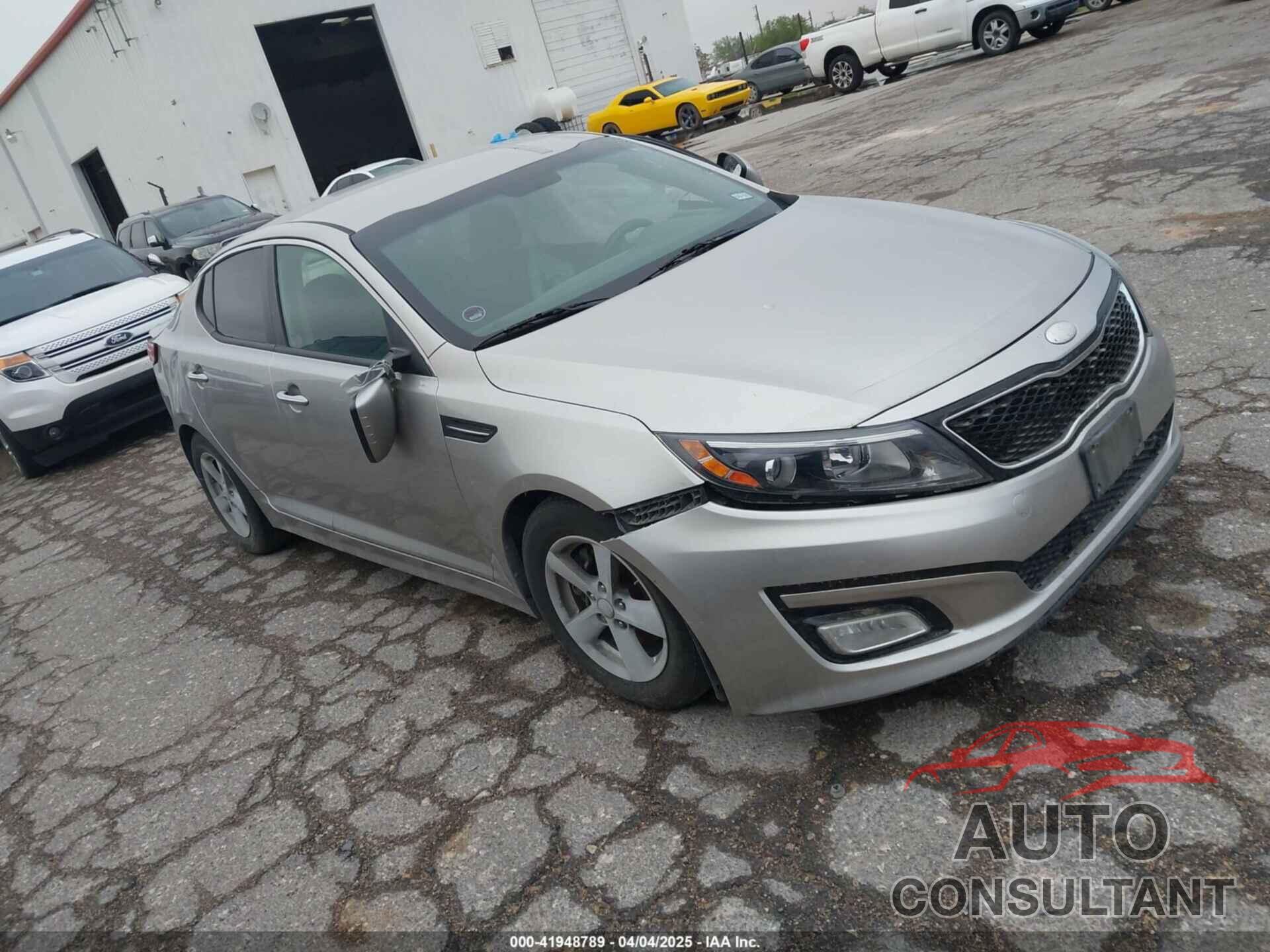 KIA OPTIMA 2014 - KNAGM4A77E5464822